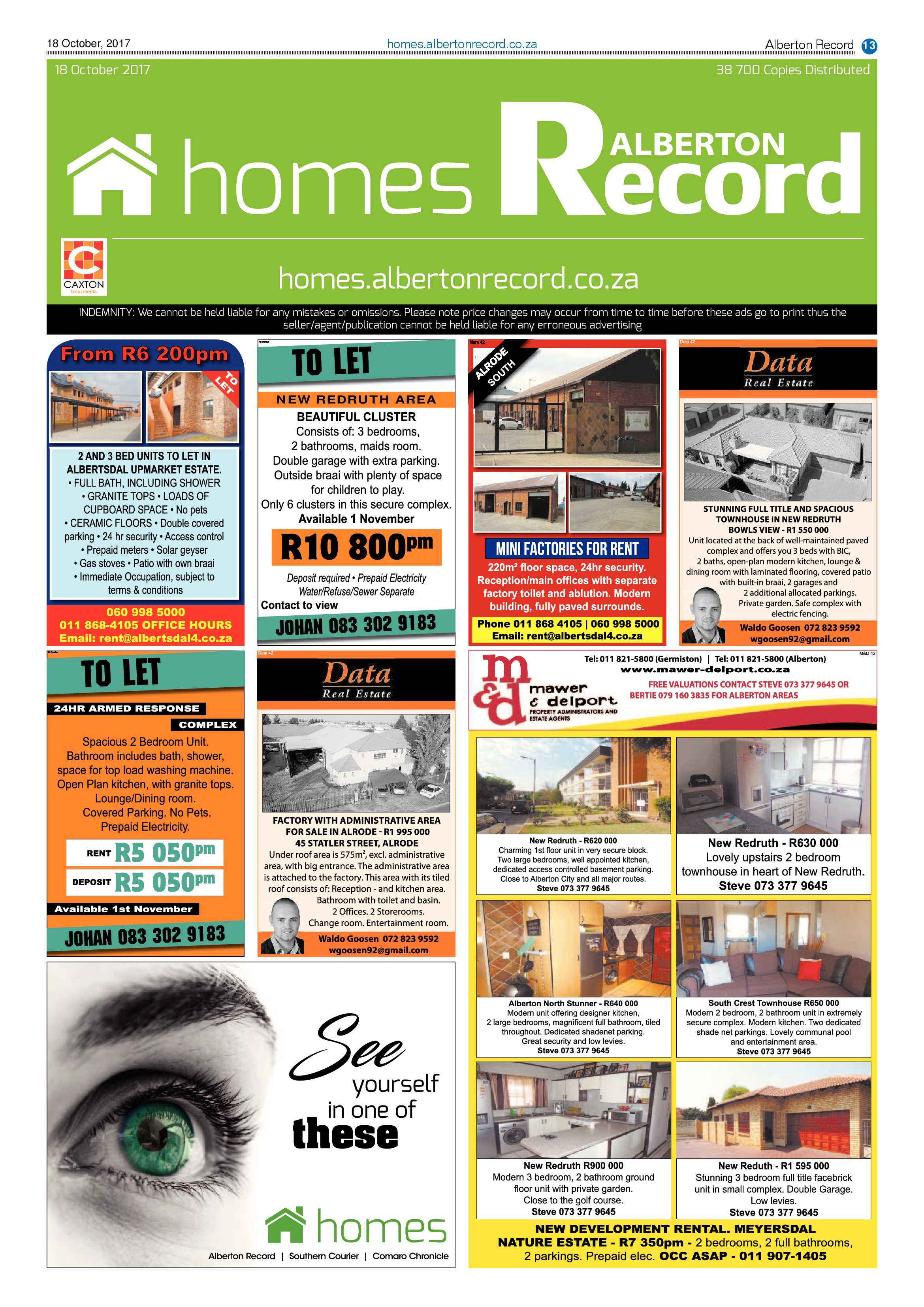 Alberton Record 18 October 2017 page 13