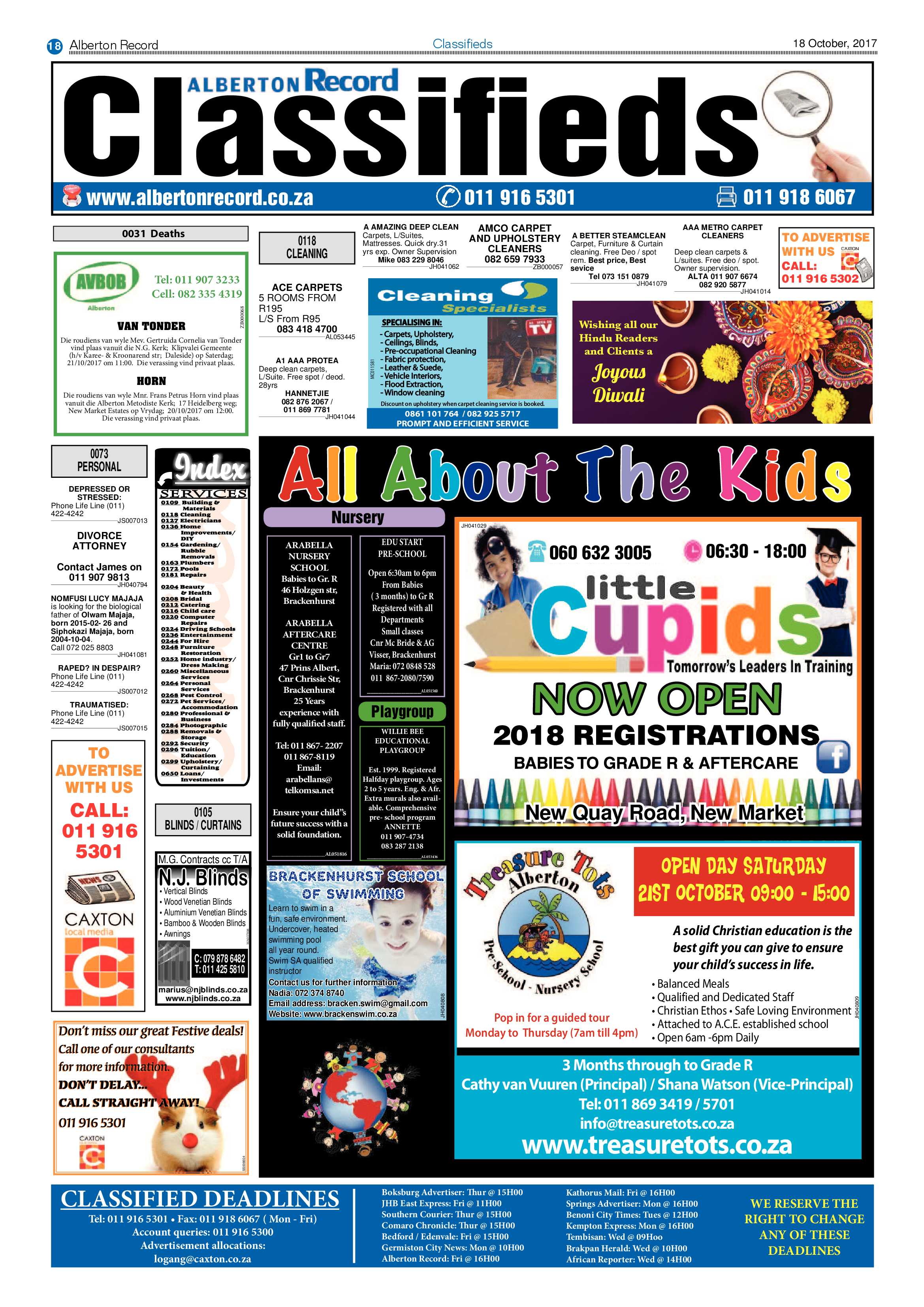 Alberton Record 18 October 2017 page 18