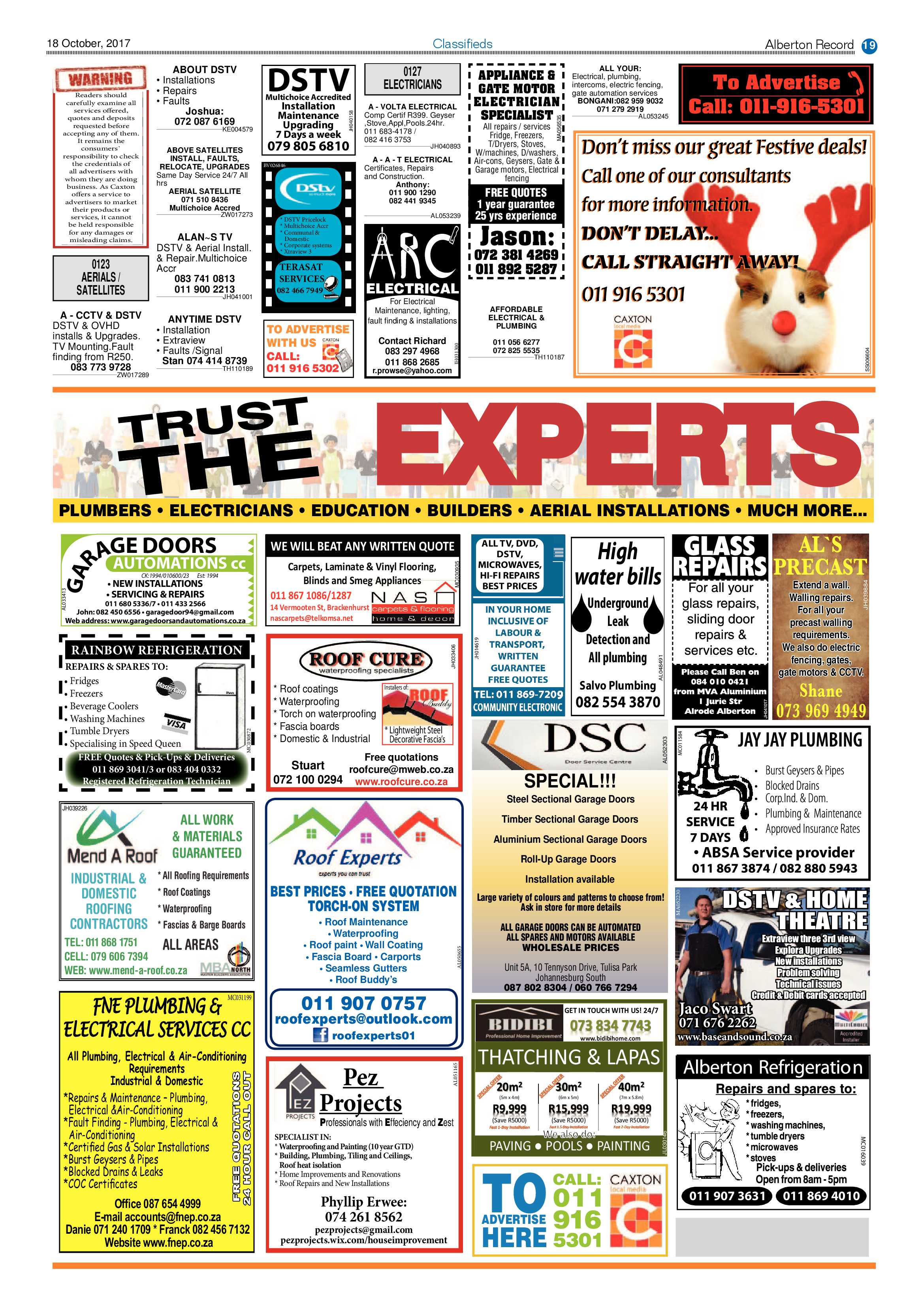 Alberton Record 18 October 2017 page 19