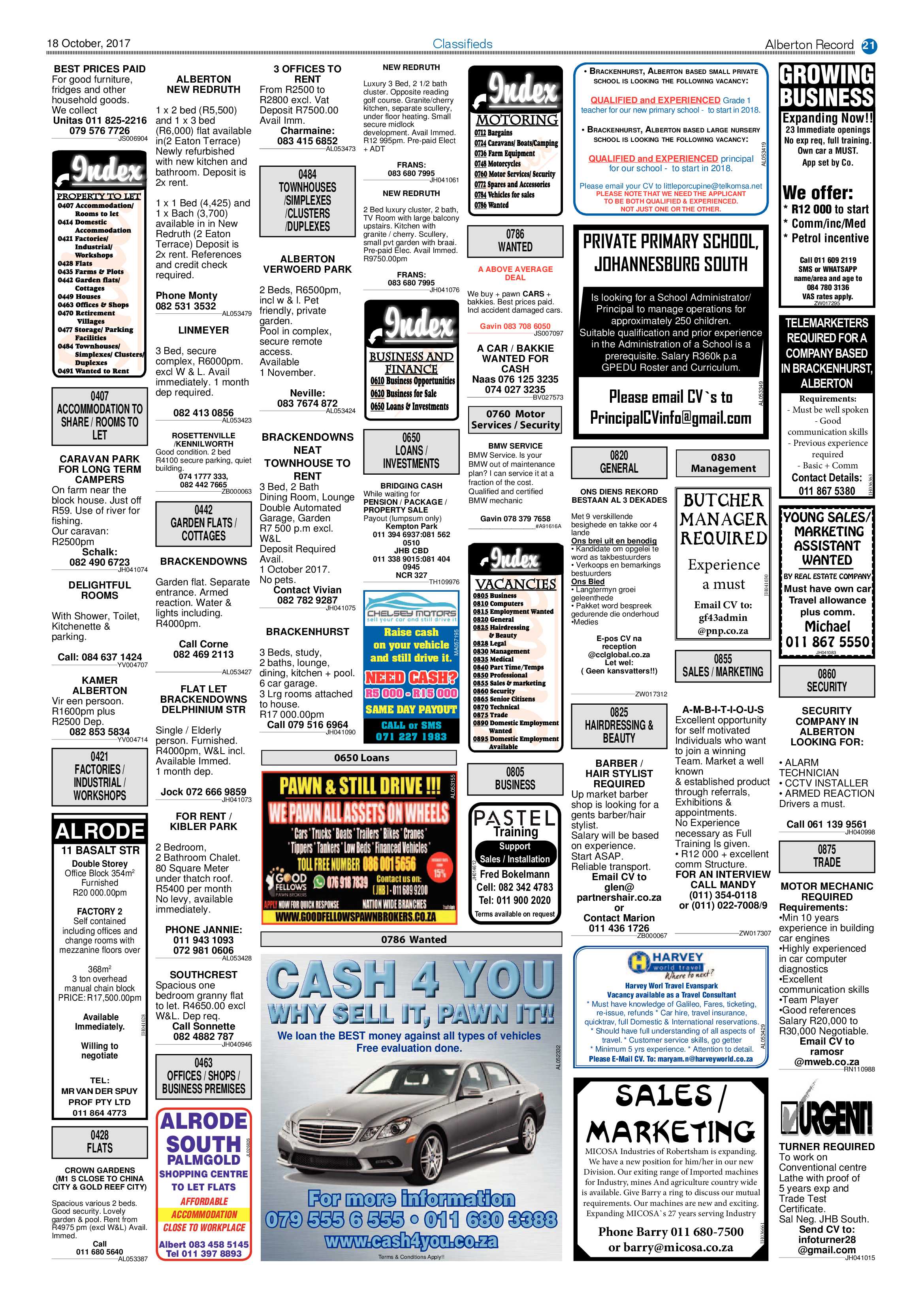 Alberton Record 18 October 2017 page 21