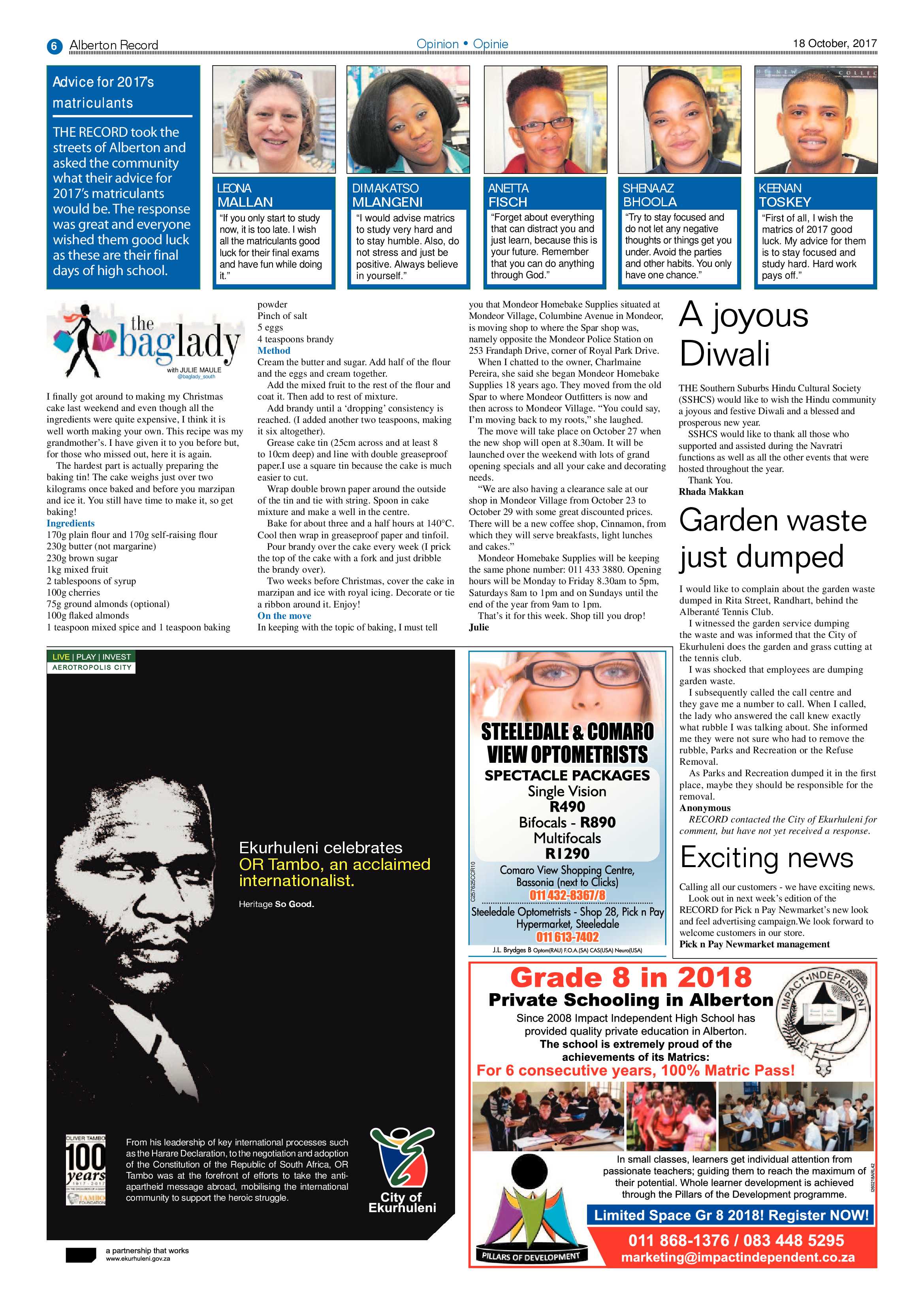 Alberton Record 18 October 2017 page 6