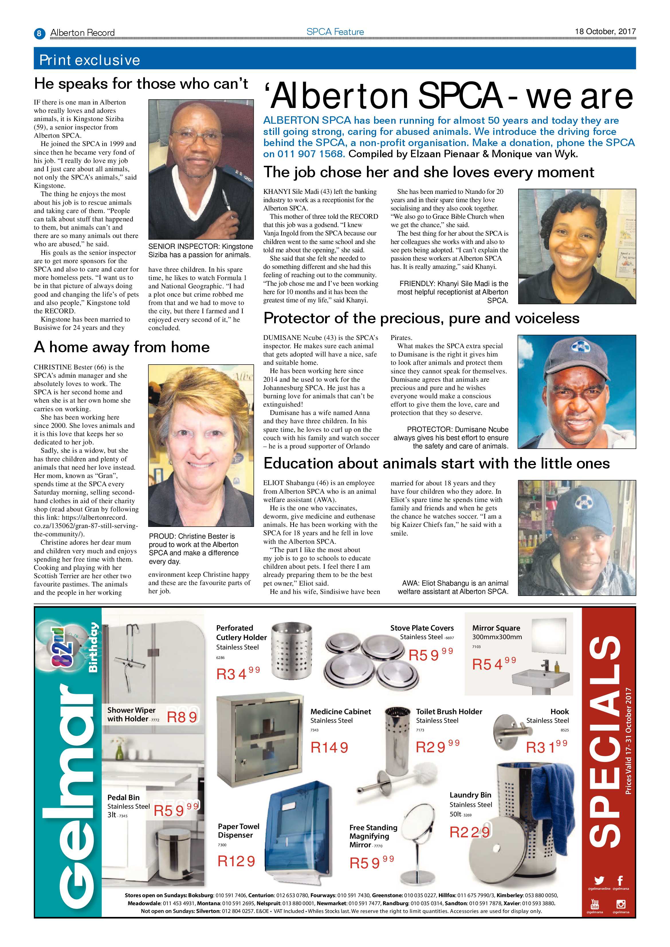 Alberton Record 18 October 2017 page 8