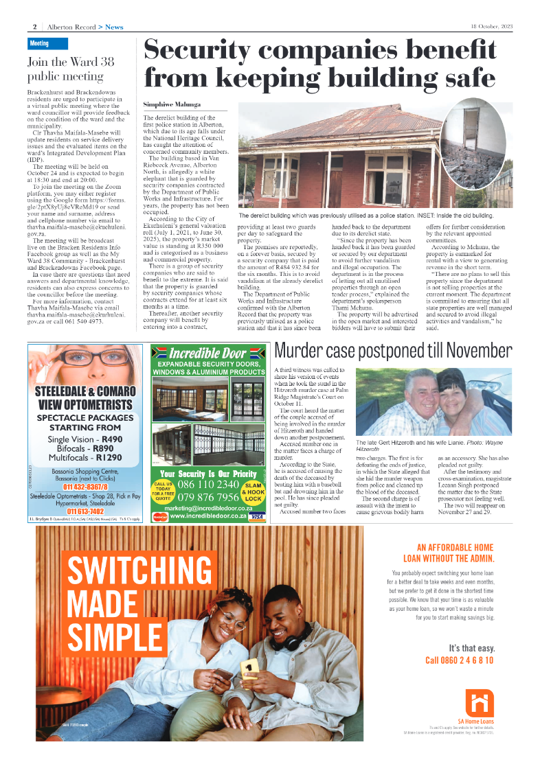 Alberton Record 18 October 2023 page 2