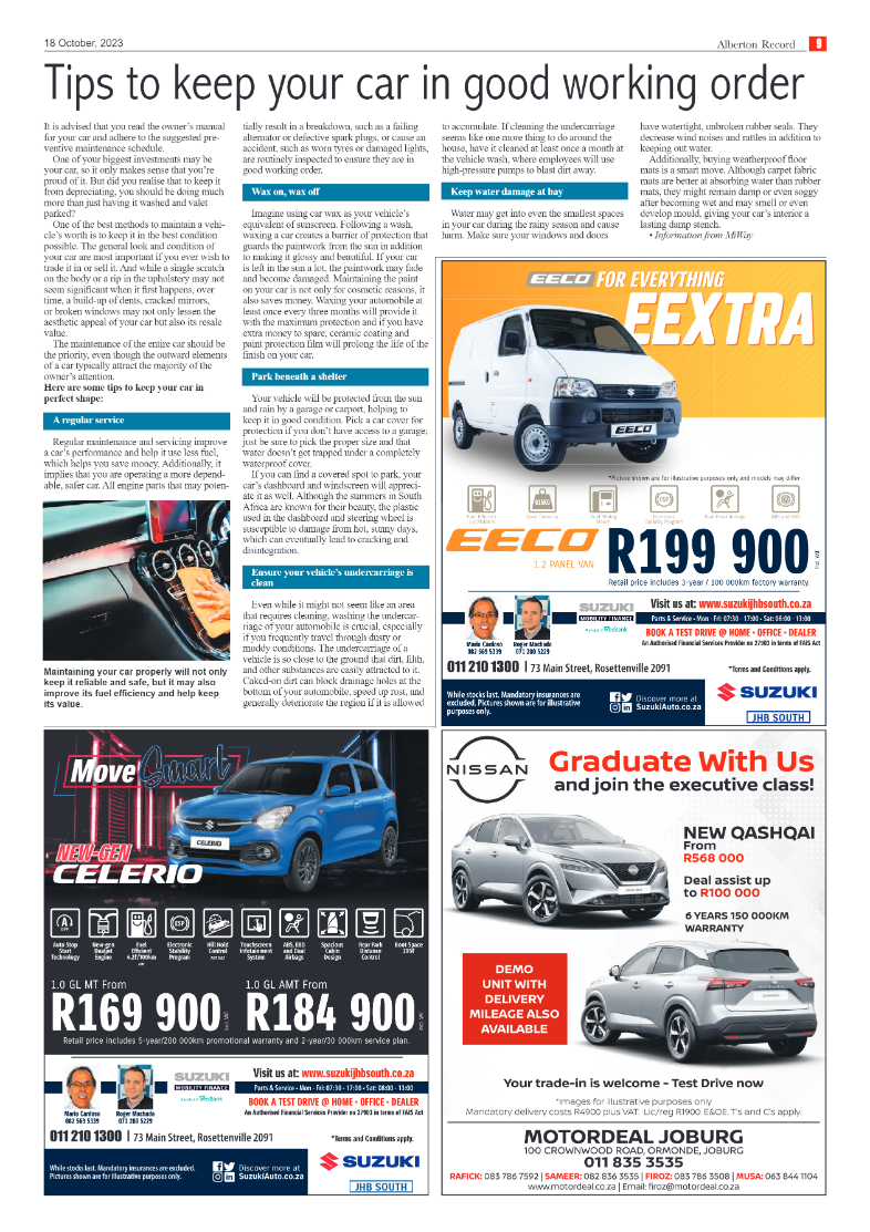 Alberton Record 18 October 2023 page 9