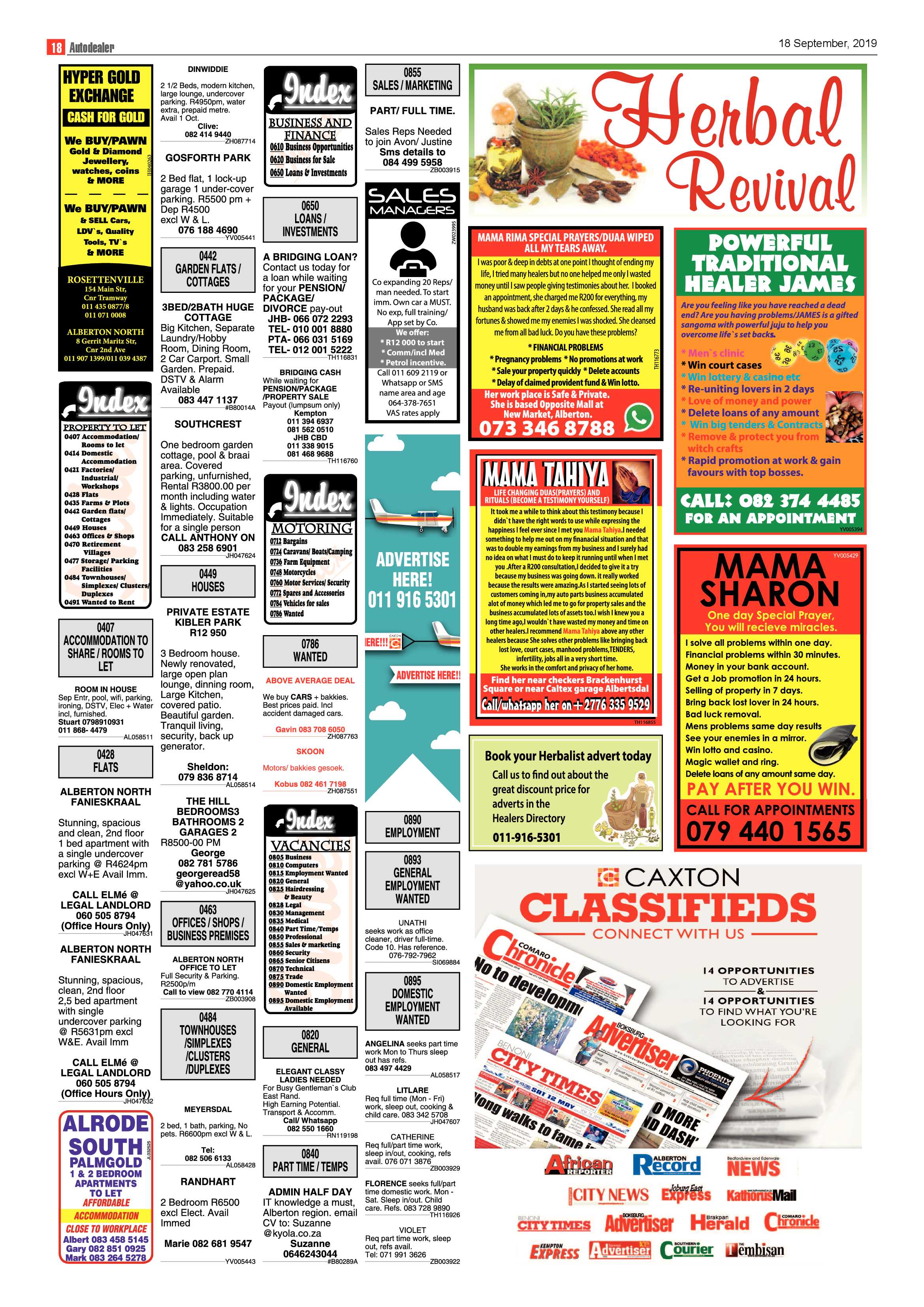Alberton Record 18 September 2019 page 18