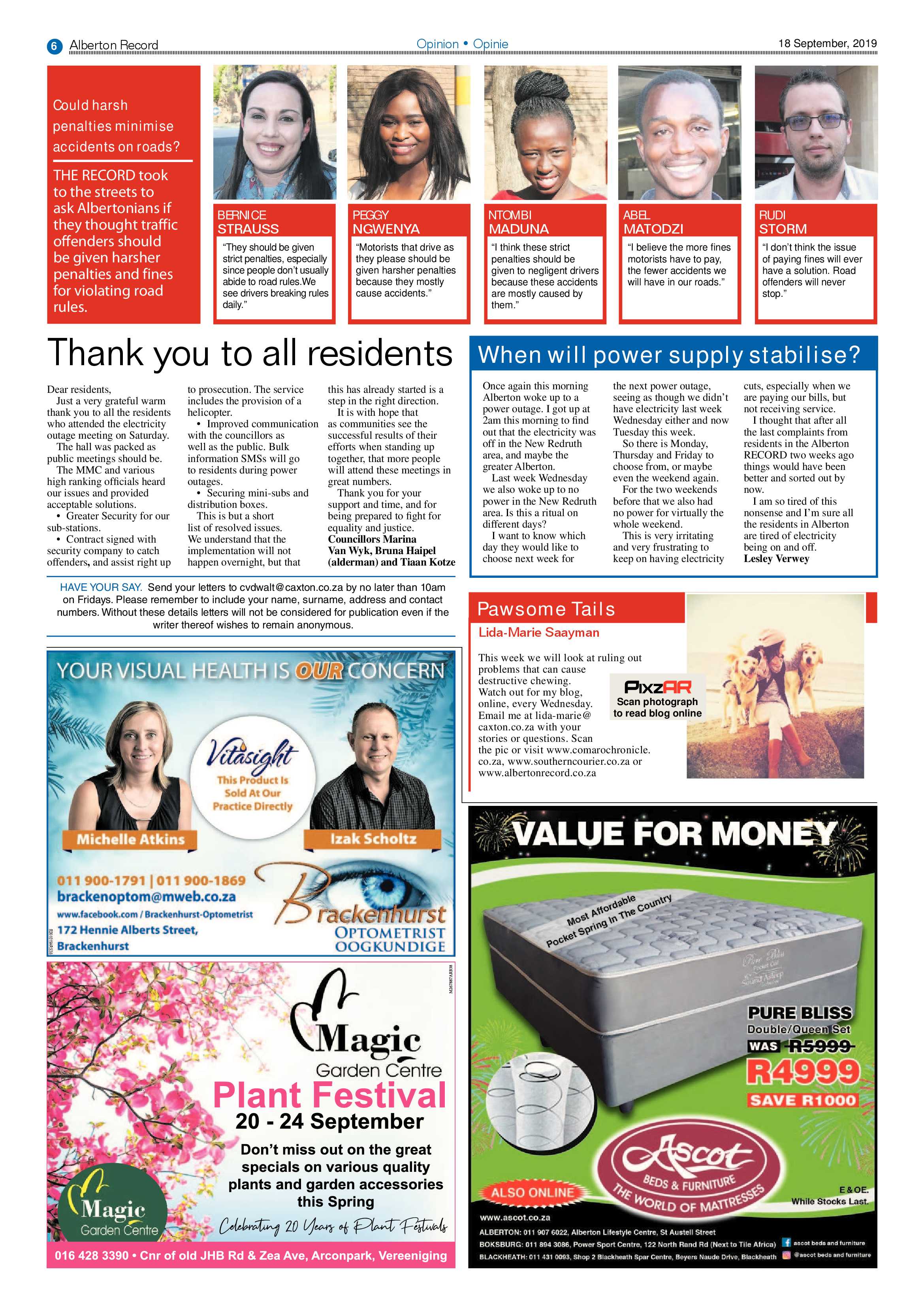 Alberton Record 18 September 2019 page 6