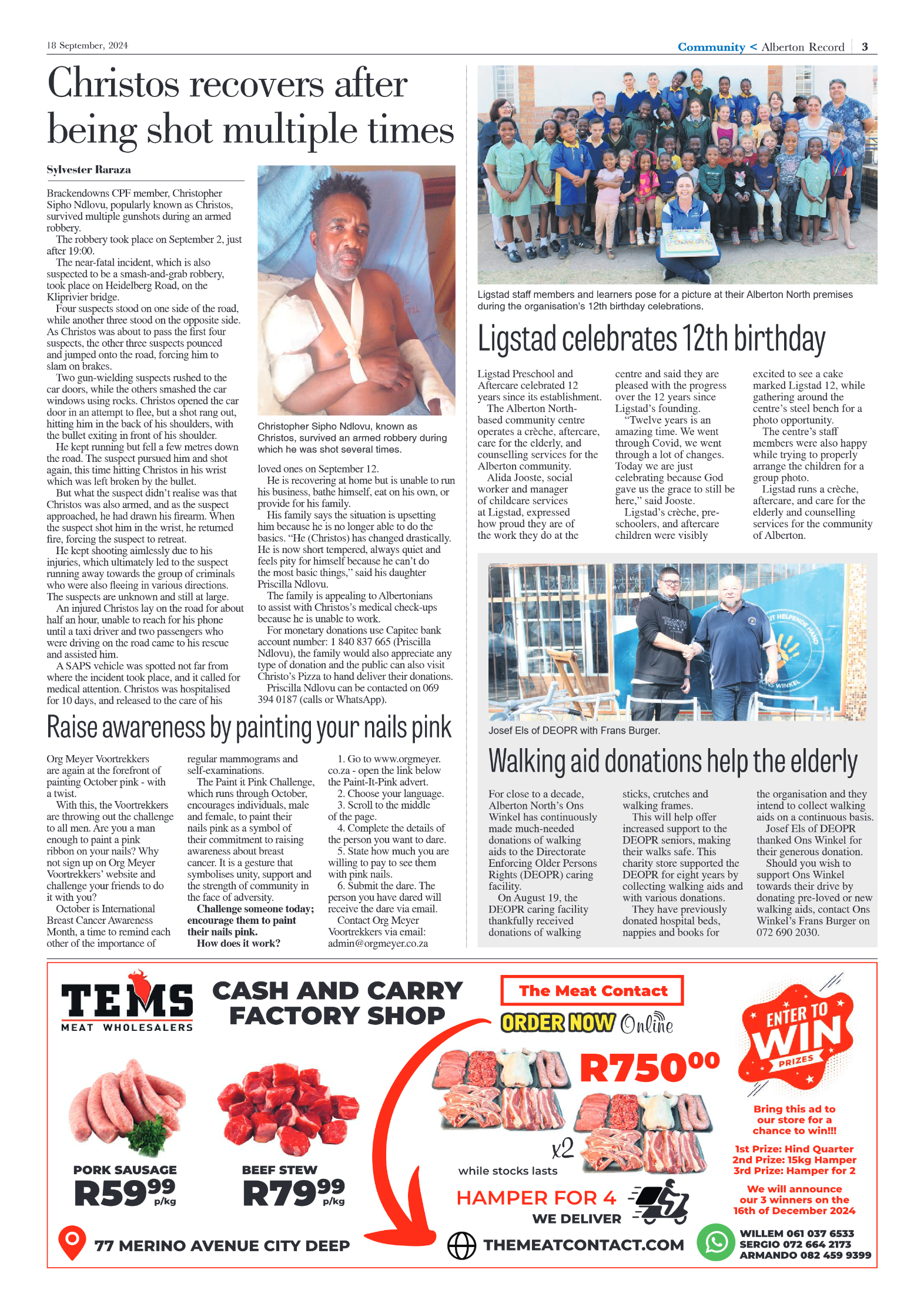 Alberton Record 18 September 2024 page 3