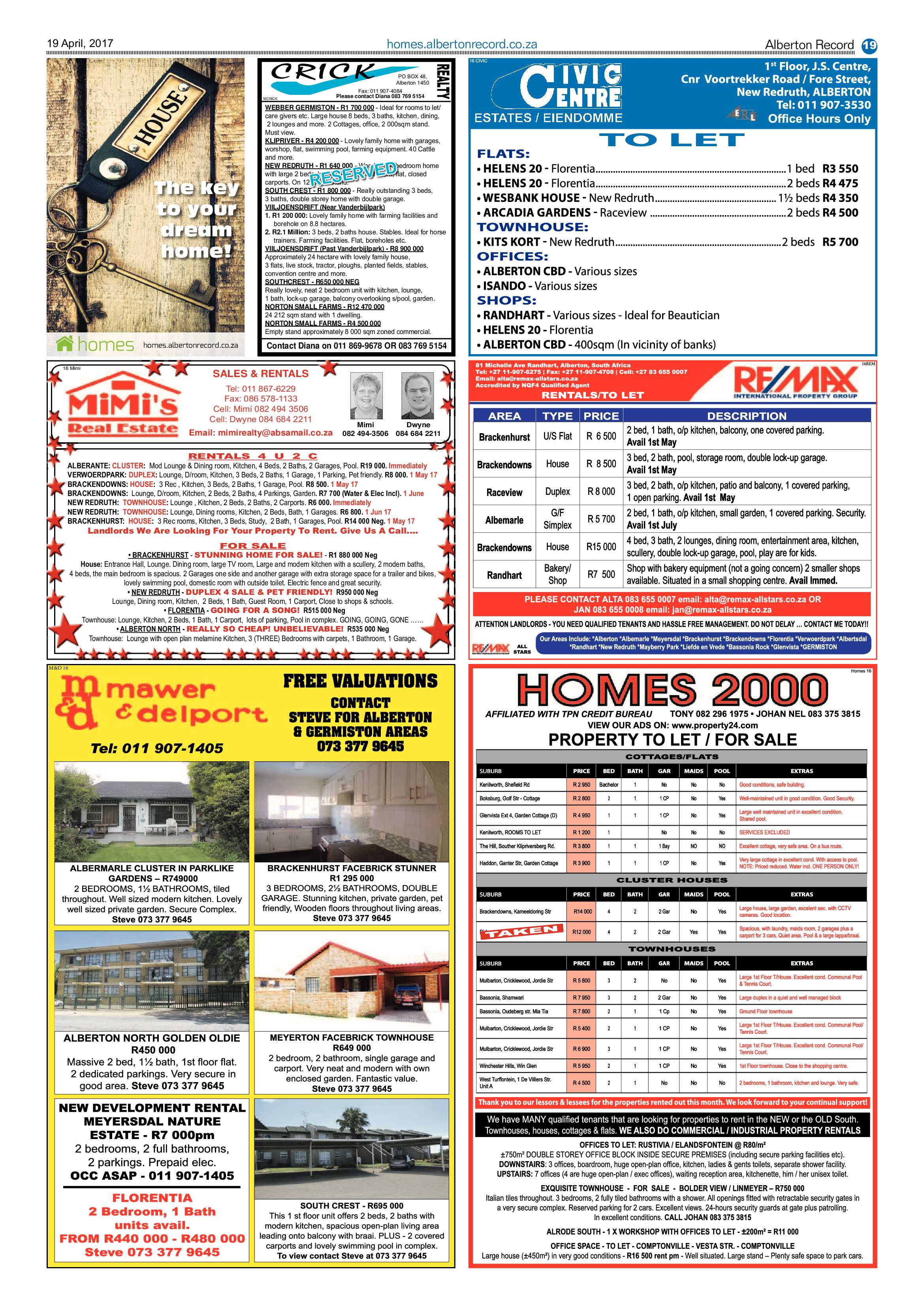 Alberton Record 19 April 2017 page 19