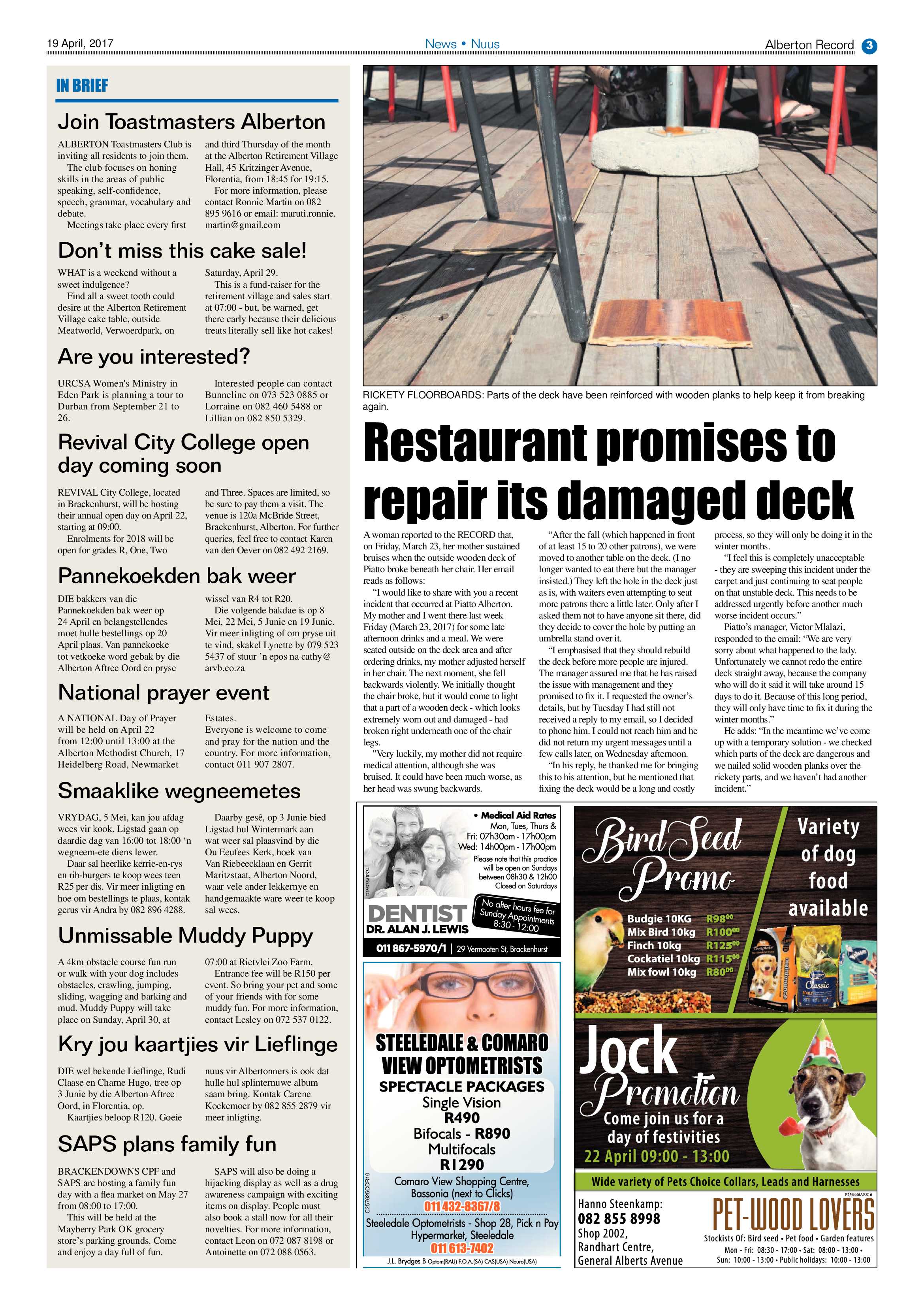 Alberton Record 19 April 2017 page 3