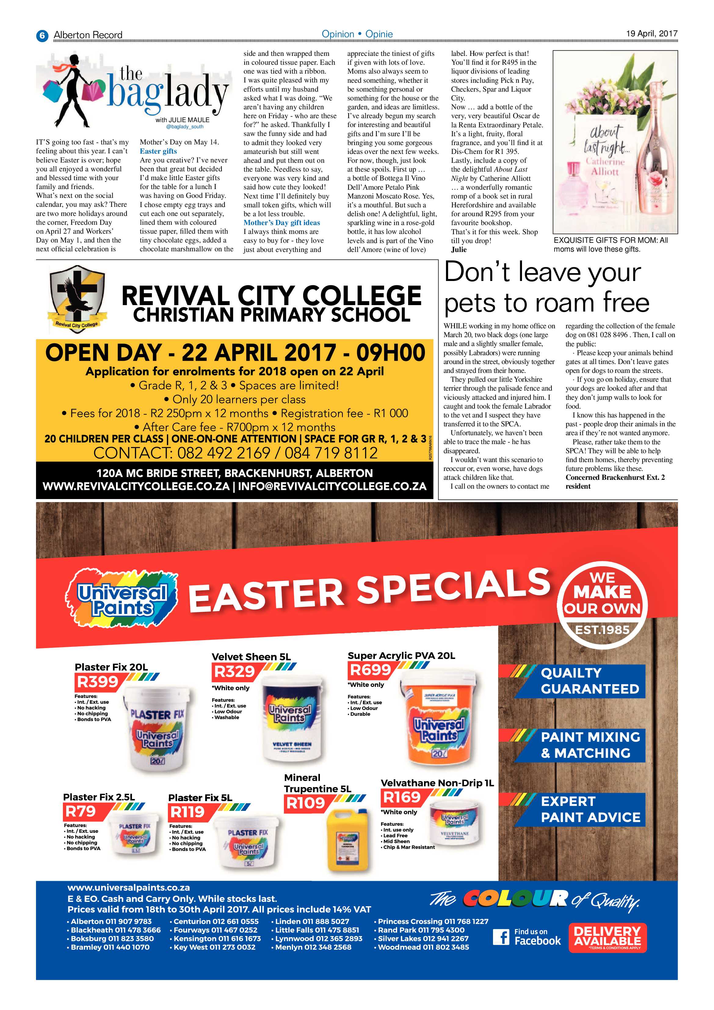 Alberton Record 19 April 2017 page 6