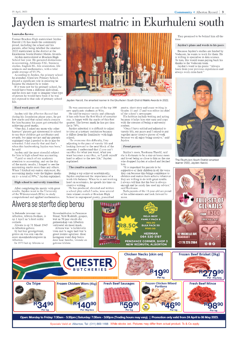 Alberton Record 19 April 2023 page 3