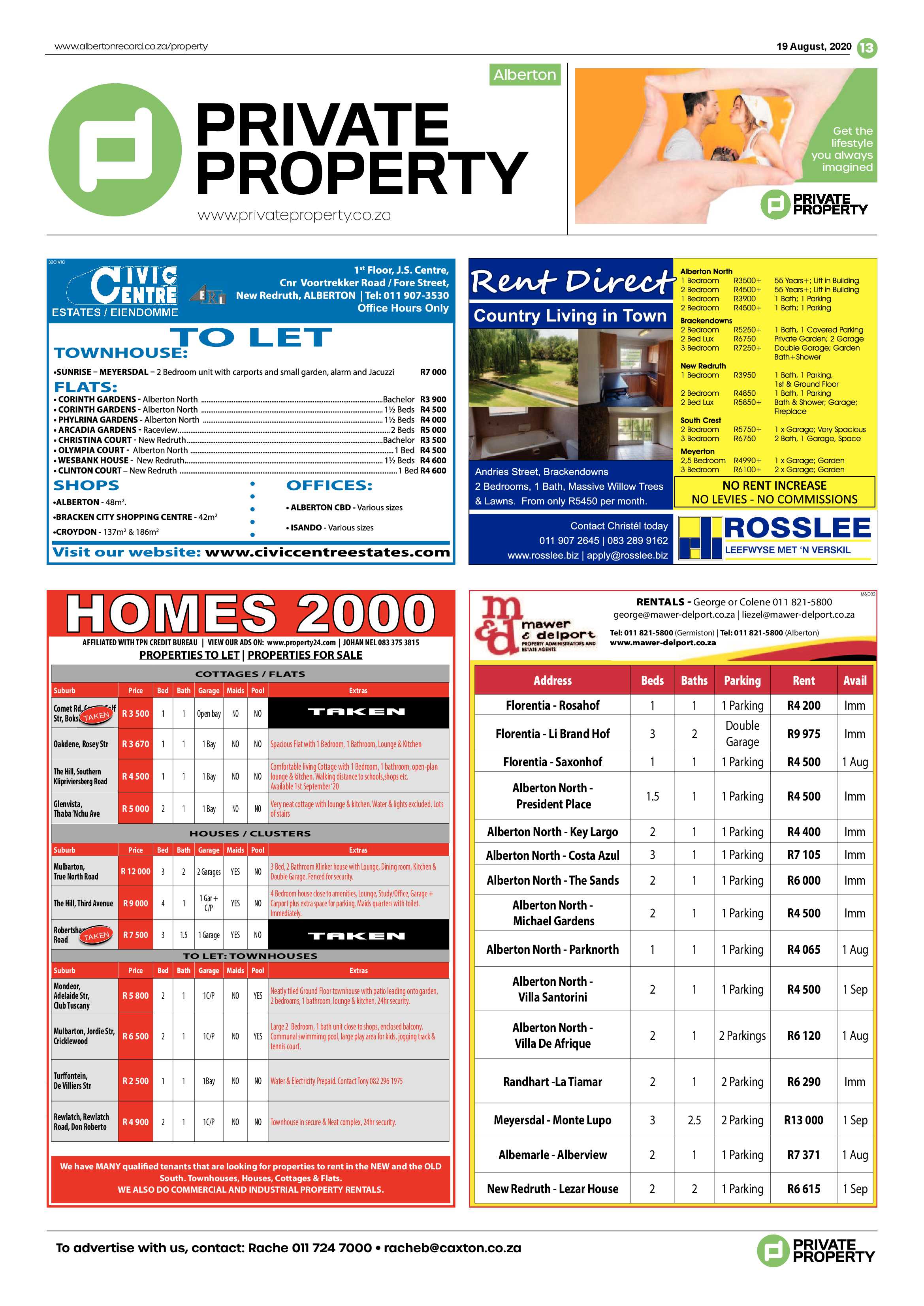 Alberton Record 19 August 2020 page 13