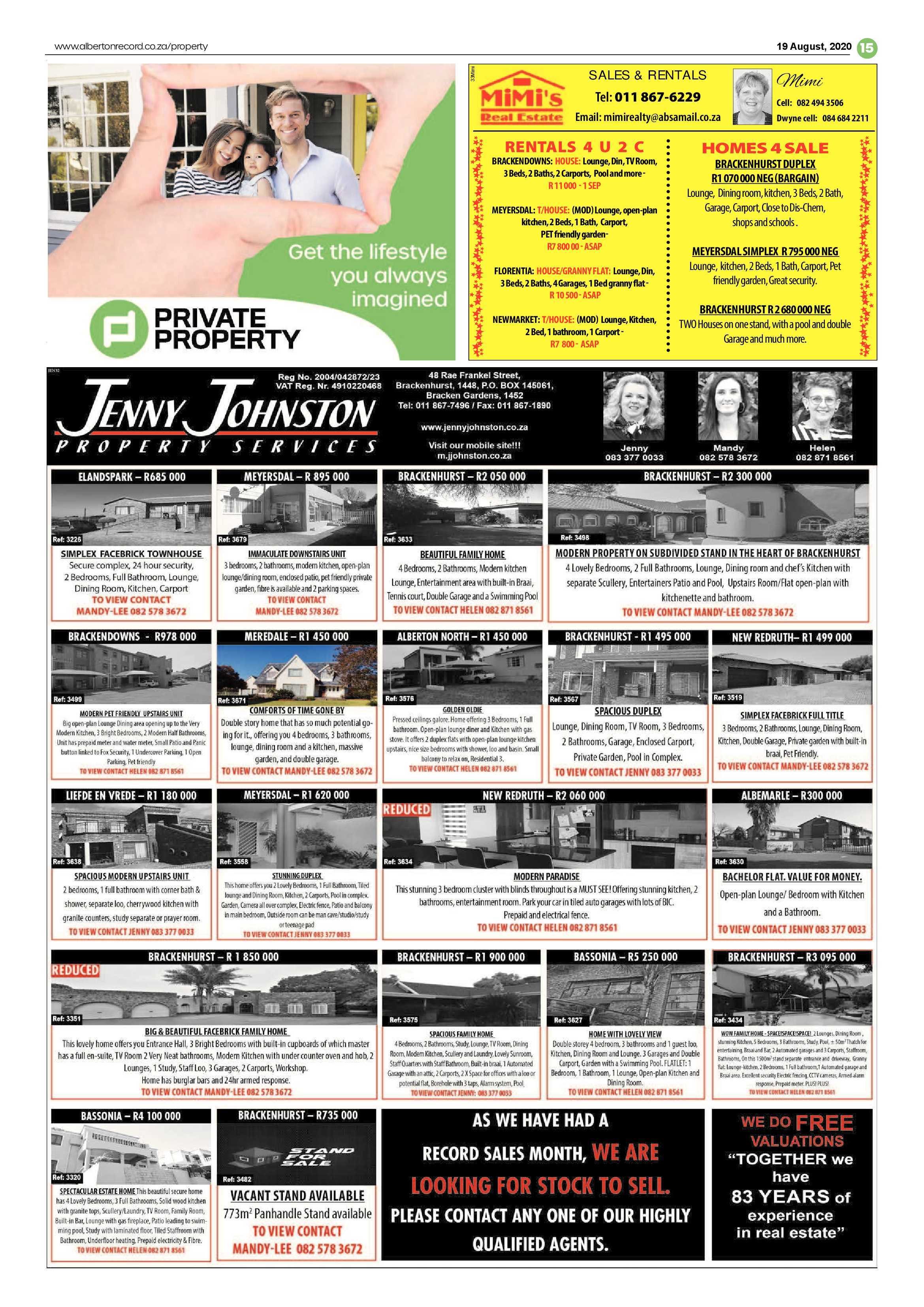 Alberton Record 19 August 2020 page 15