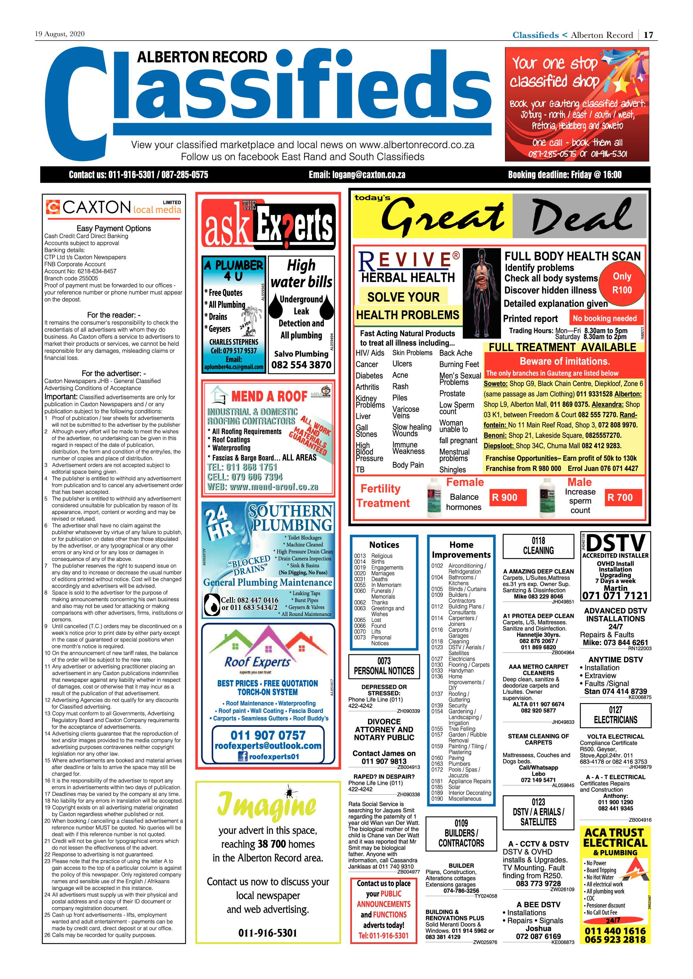 Alberton Record 19 August 2020 page 17