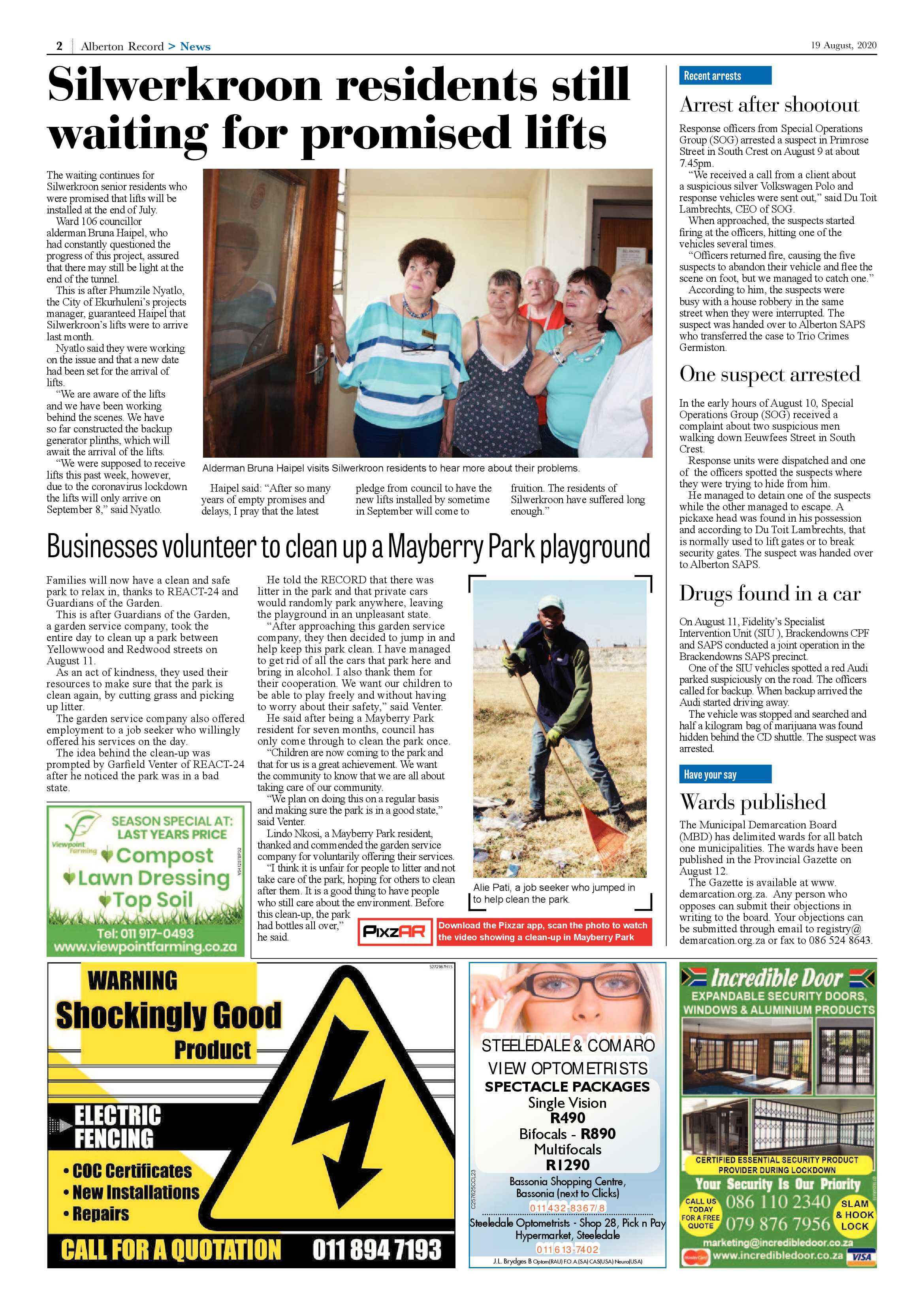 Alberton Record 19 August 2020 page 2