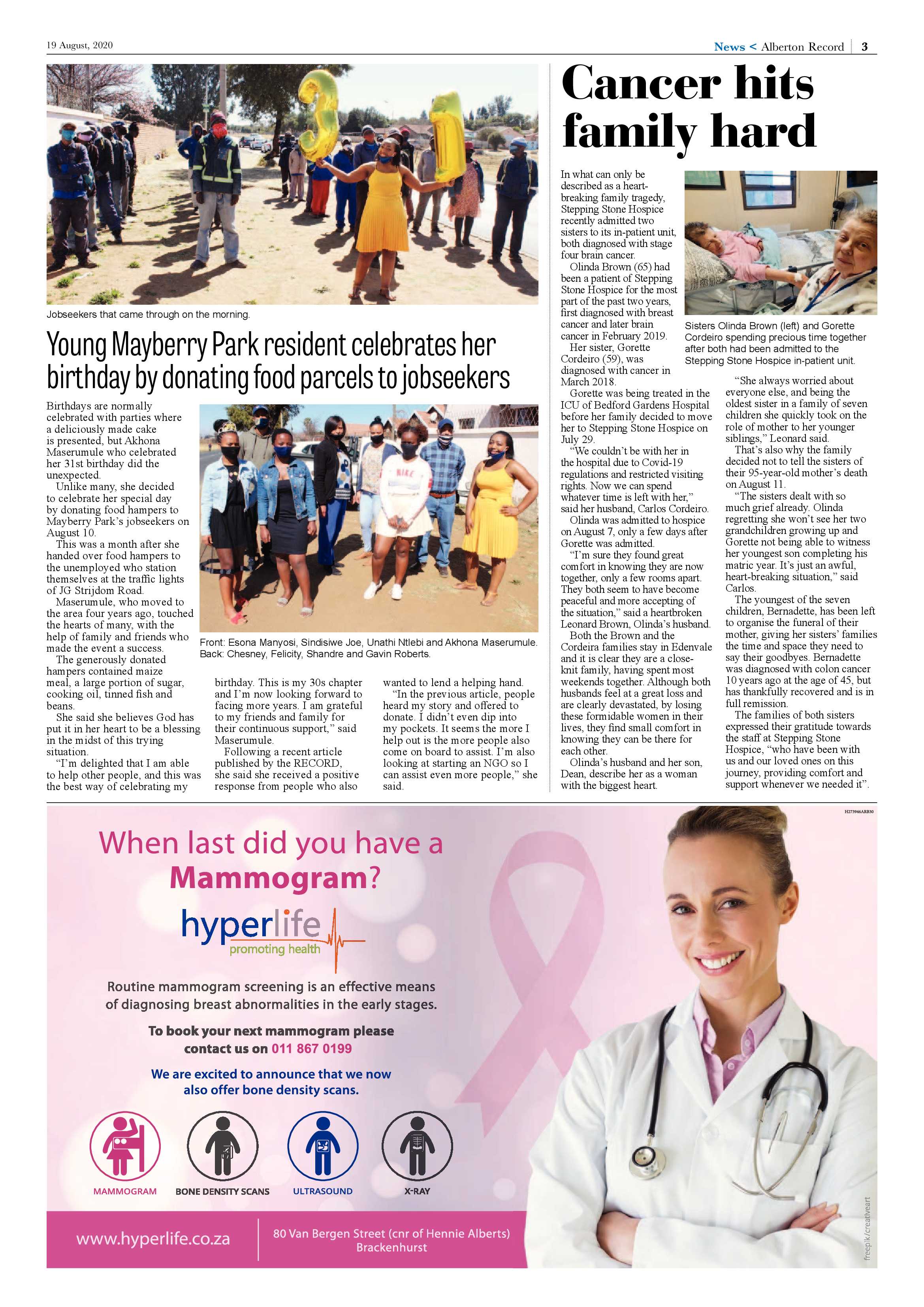 Alberton Record 19 August 2020 page 3