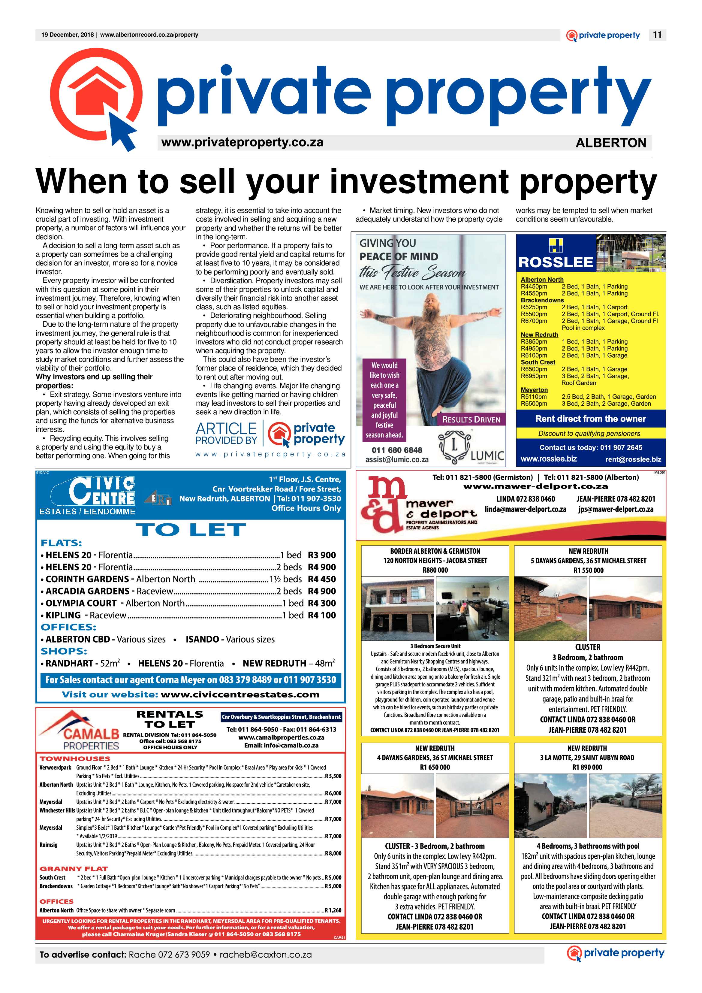 Alberton Record 19 December 2018 page 11