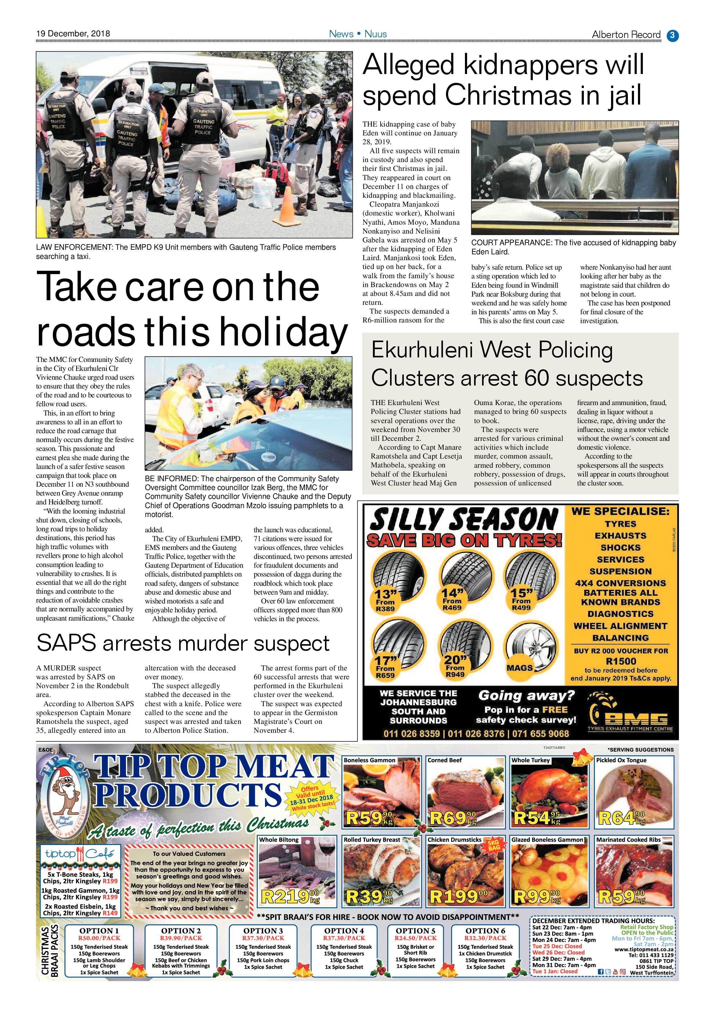 Alberton Record 19 December 2018 page 3