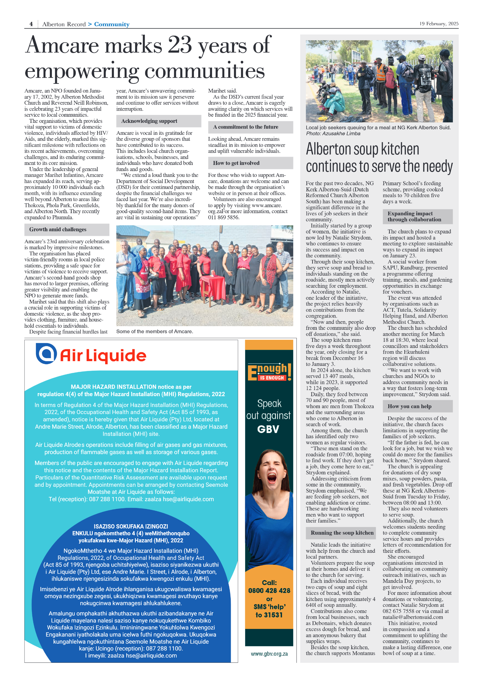 Alberton Record 19 February 2025 page 4