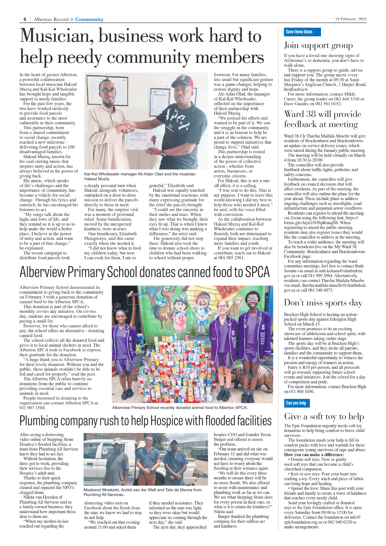 Alberton Record 19 February 2025 page 6
