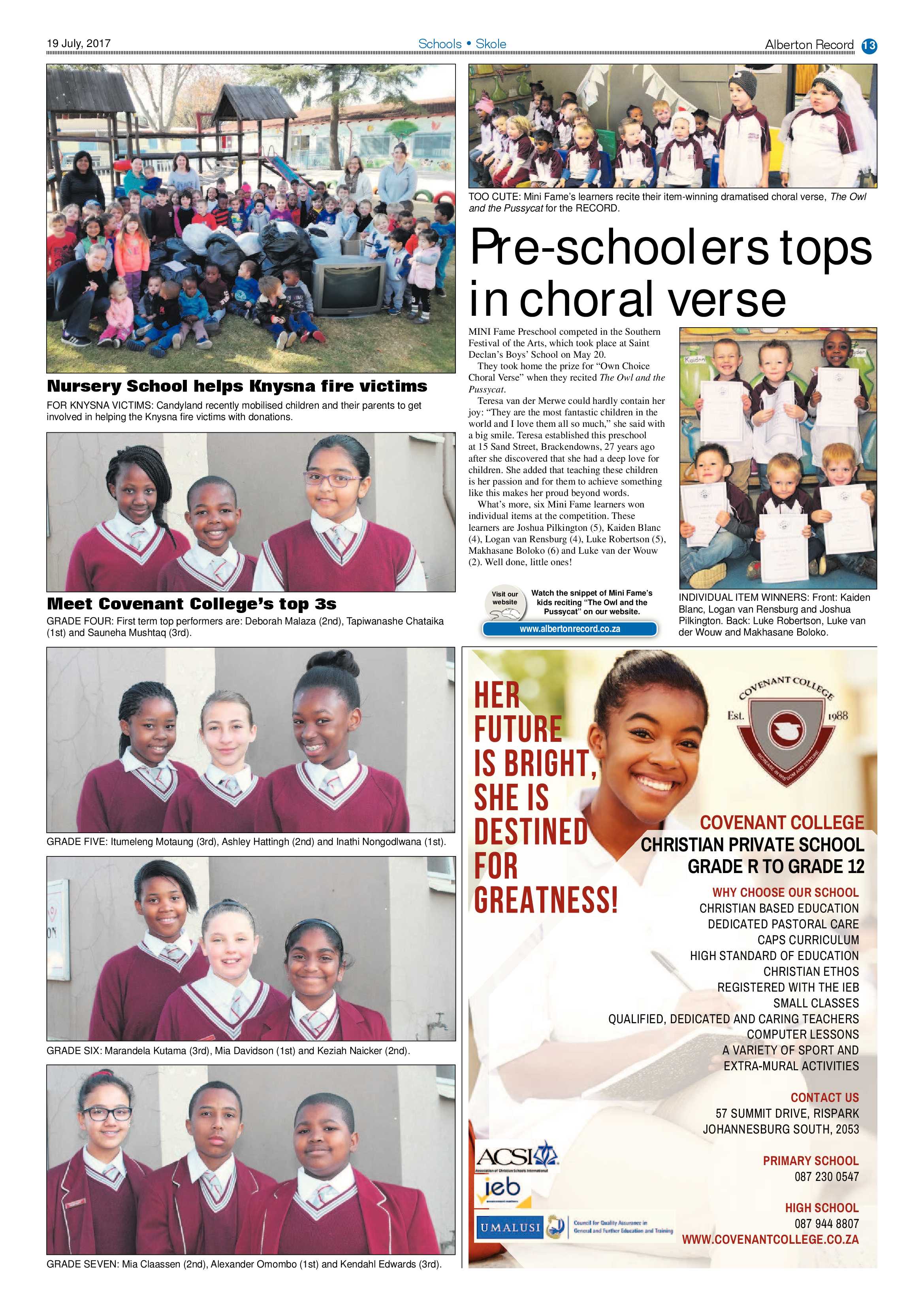 Alberton Record 19 July 2017 page 13
