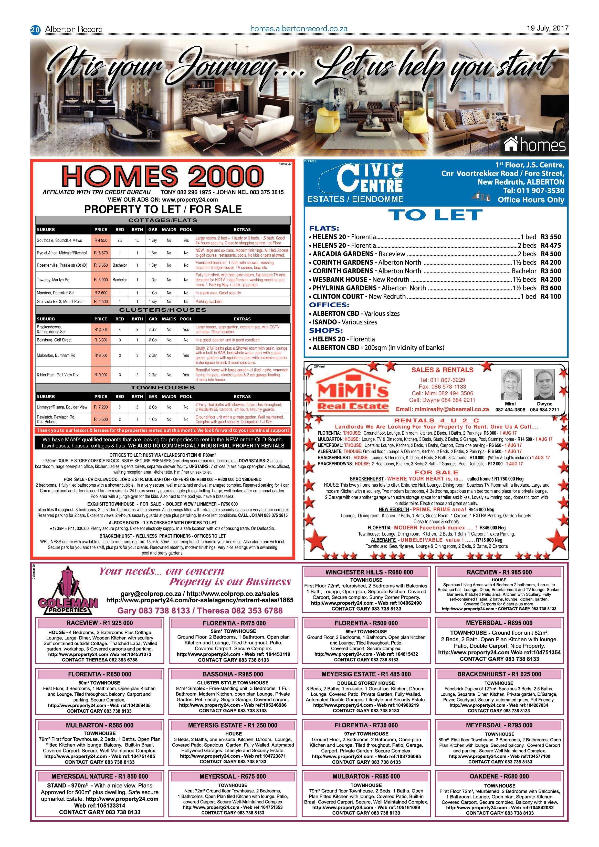 Alberton Record 19 July 2017 page 20