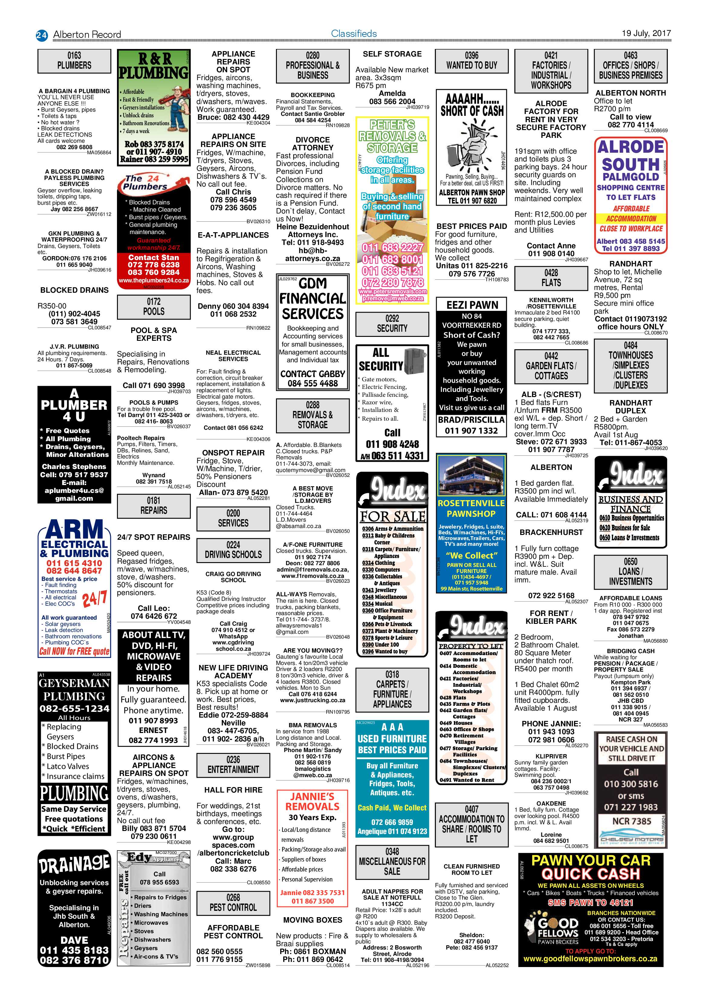 Alberton Record 19 July 2017 page 24