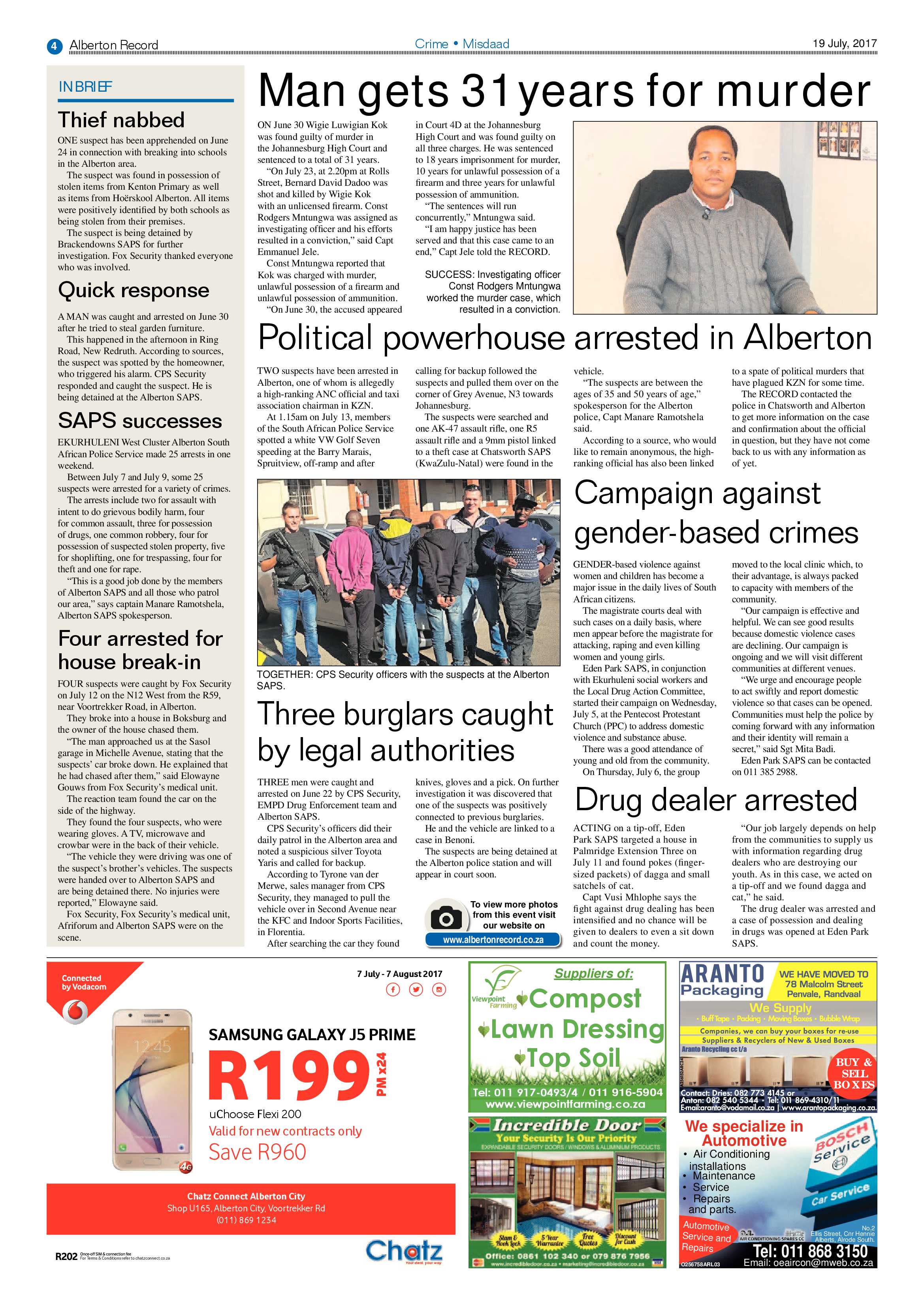 Alberton Record 19 July 2017 page 4