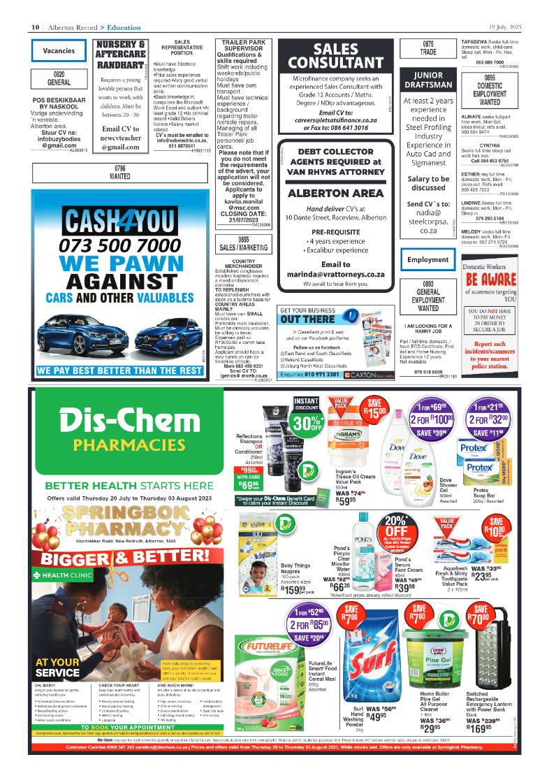 Alberton Record 19 July 2023 page 10