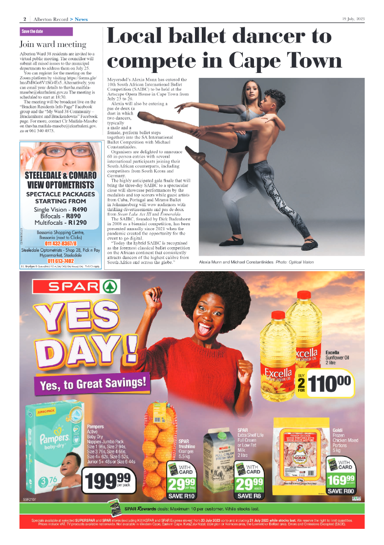 Alberton Record 19 July 2023 page 2