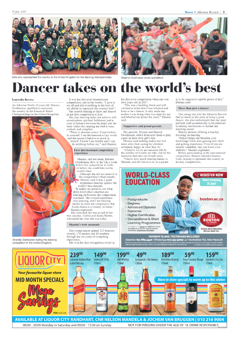 Alberton Record 19 July 2023 page 3