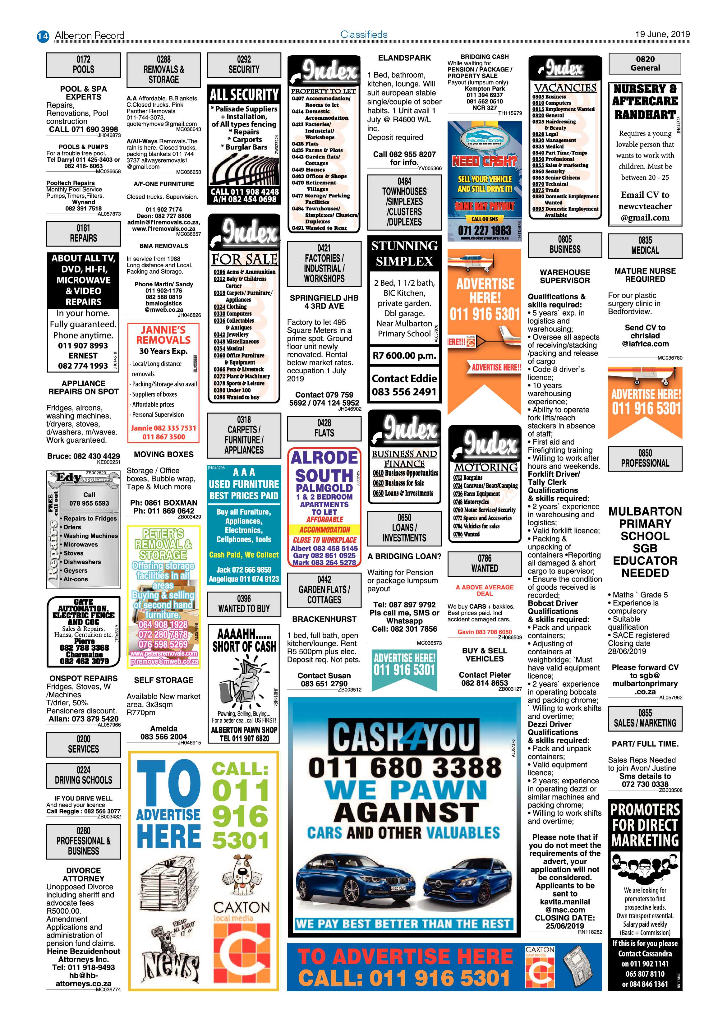 Alberton Record 19 June 2019 page 14