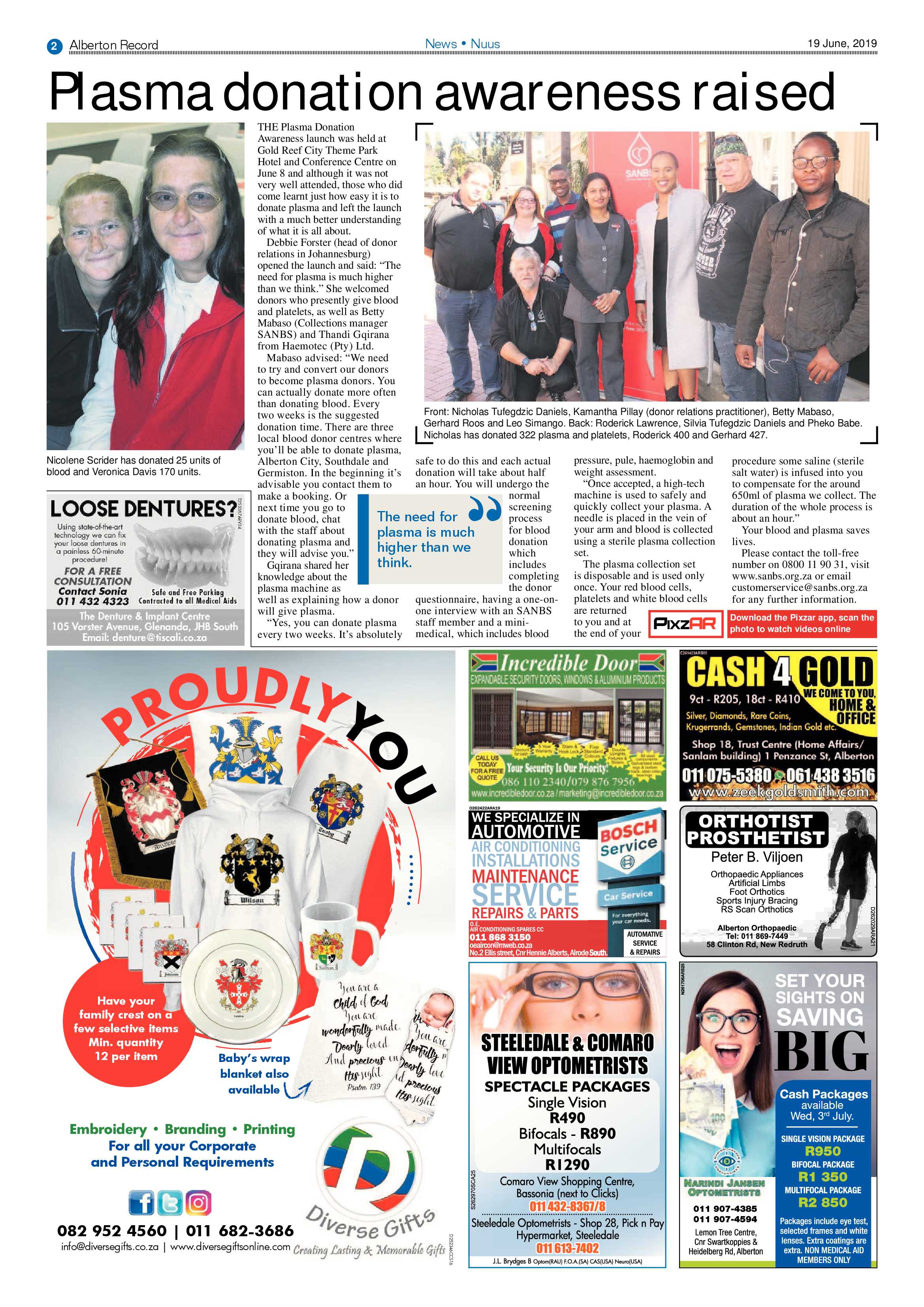 Alberton Record 19 June 2019 page 2