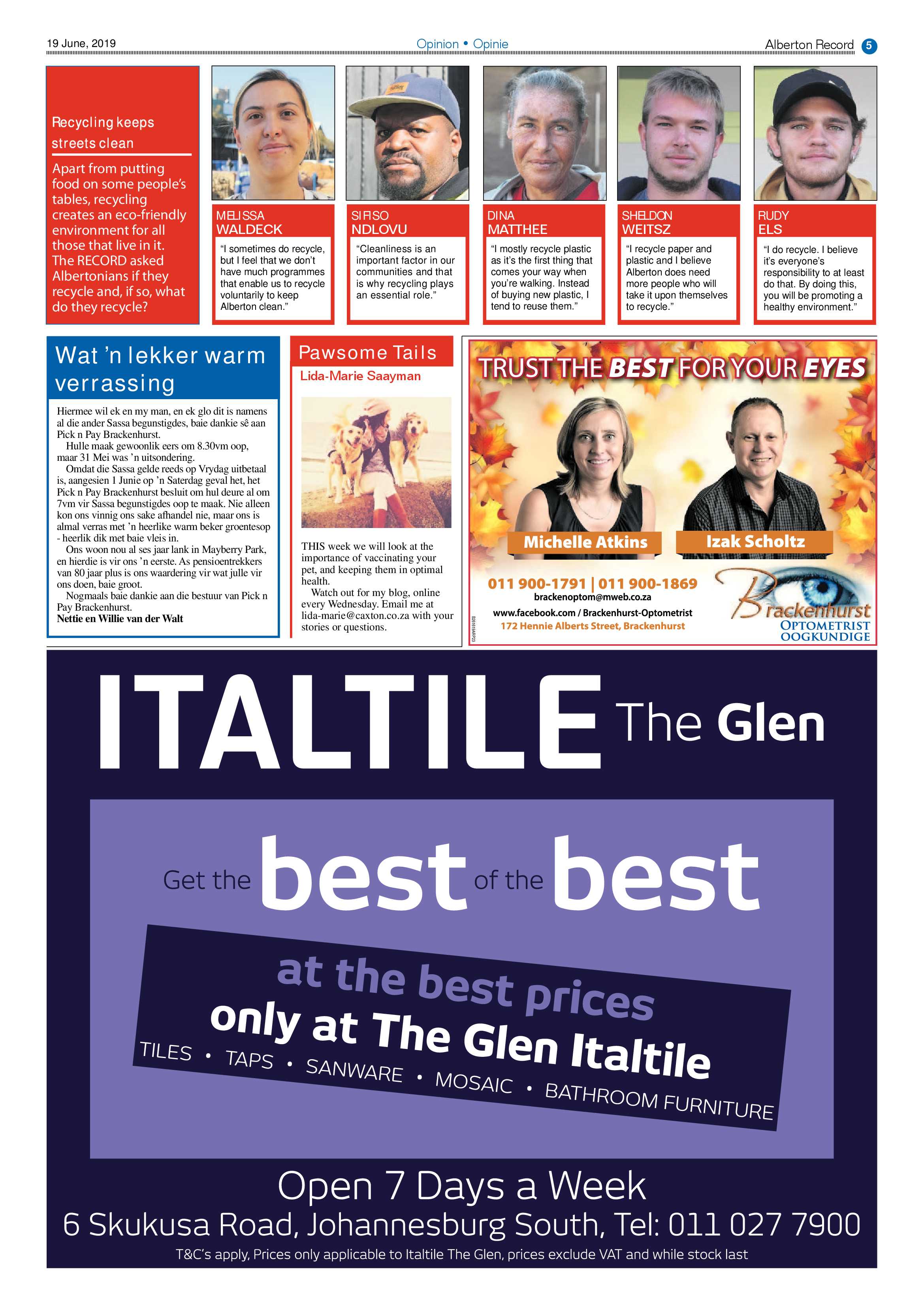 Alberton Record 19 June 2019 page 5