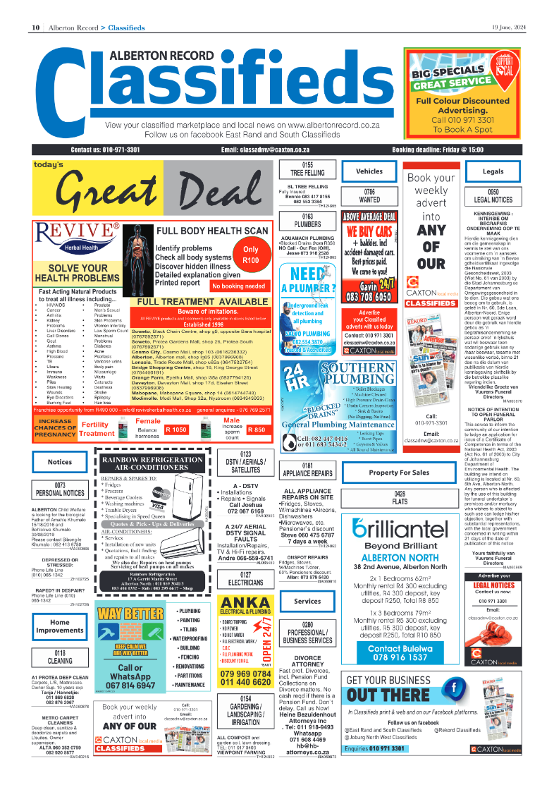 Alberton Record 19 June 2024 page 10