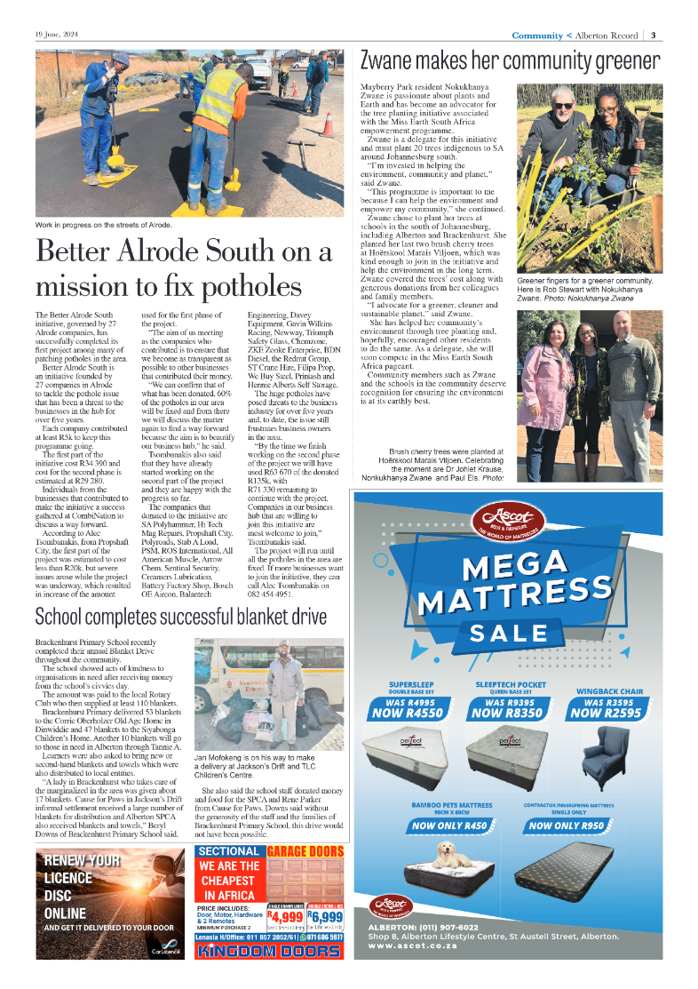 Alberton Record 19 June 2024 page 3