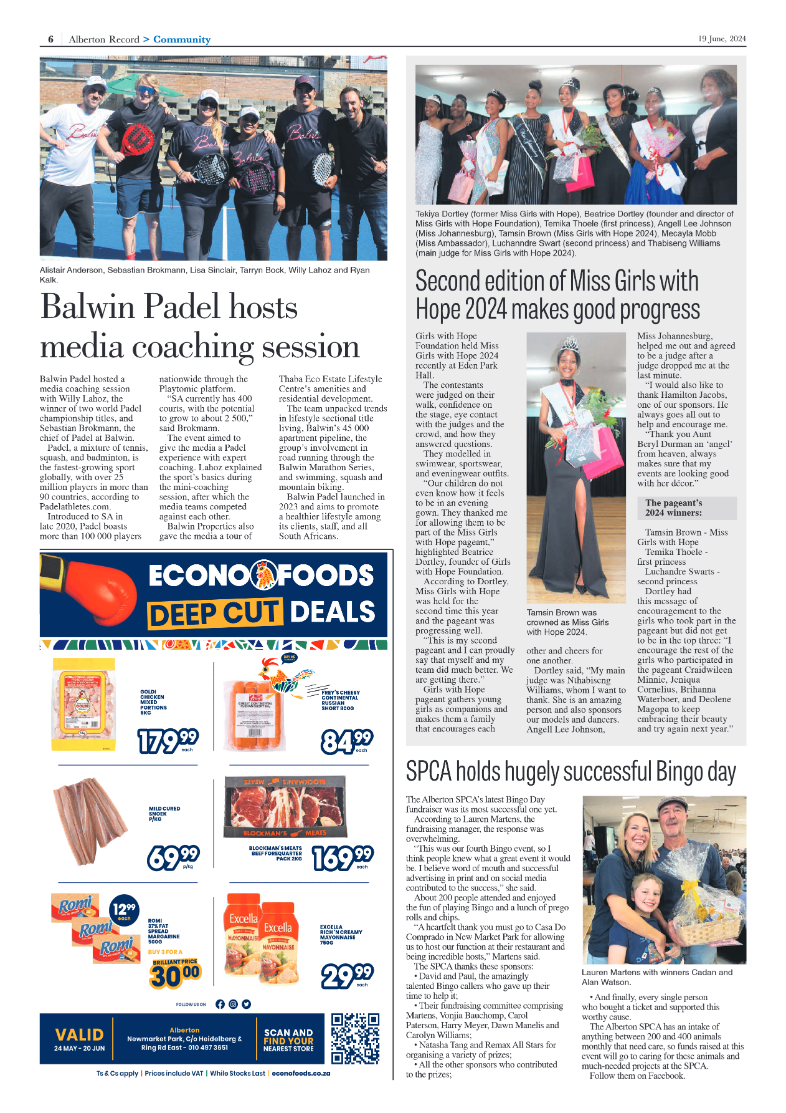 Alberton Record 19 June 2024 page 6