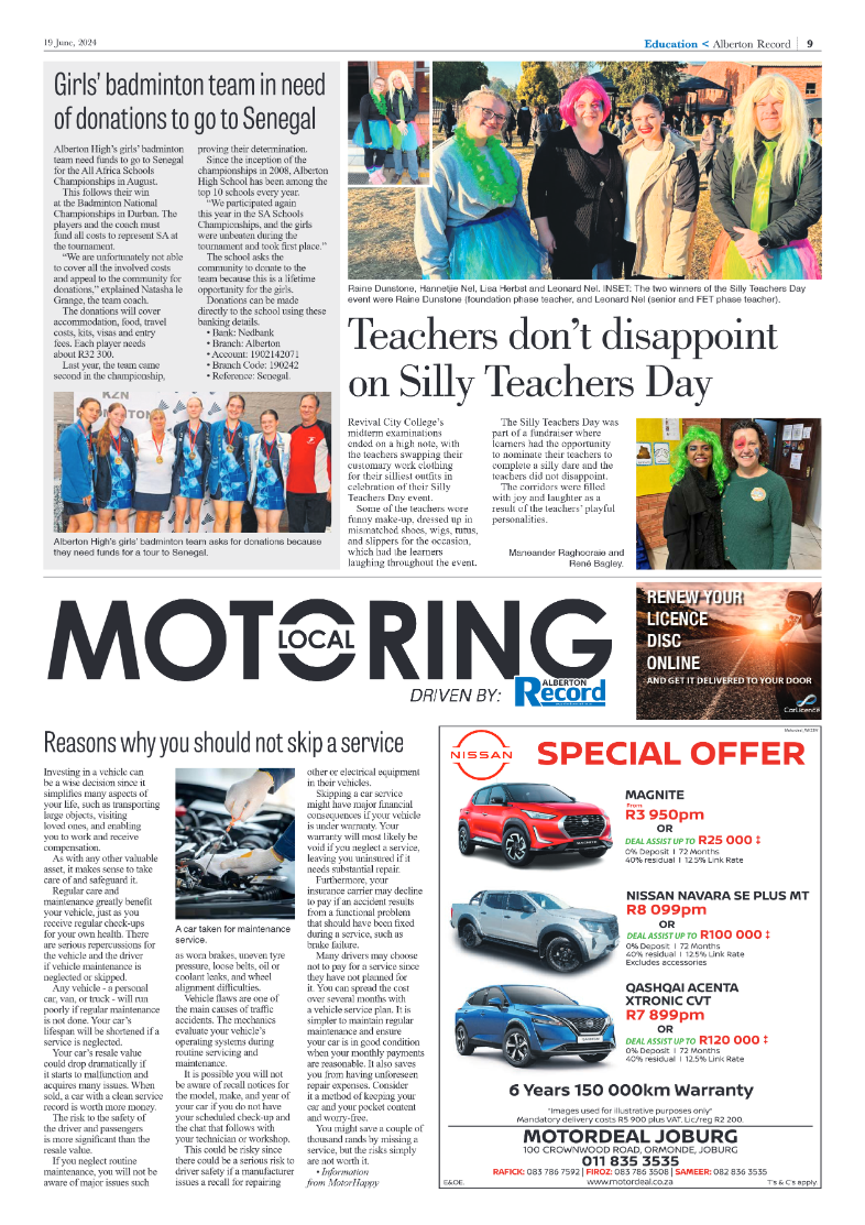 Alberton Record 19 June 2024 page 9