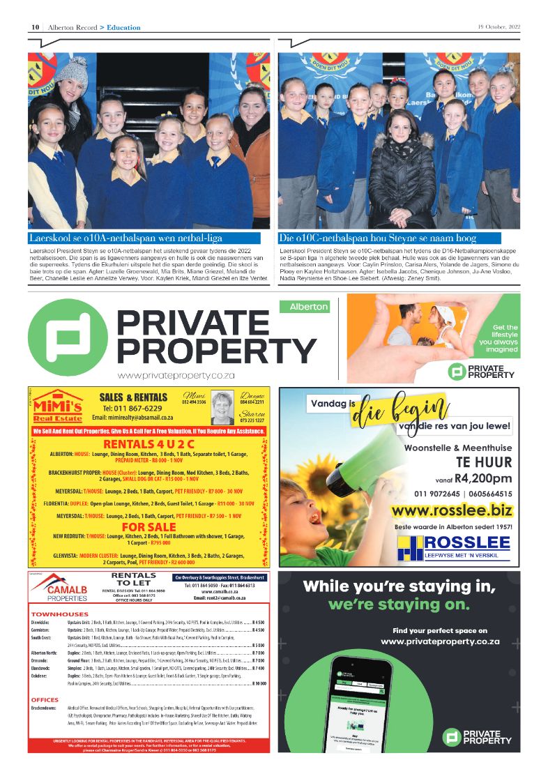 Alberton Record 19 October 2022 page 10