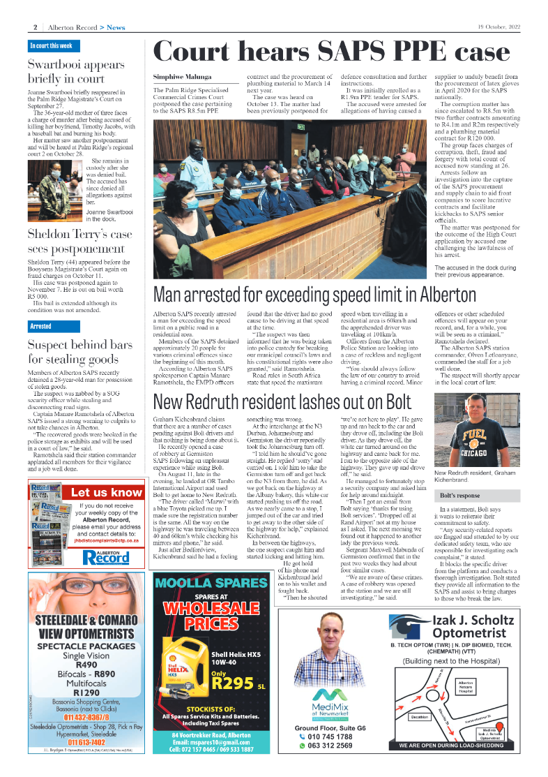Alberton Record 19 October 2022 page 2