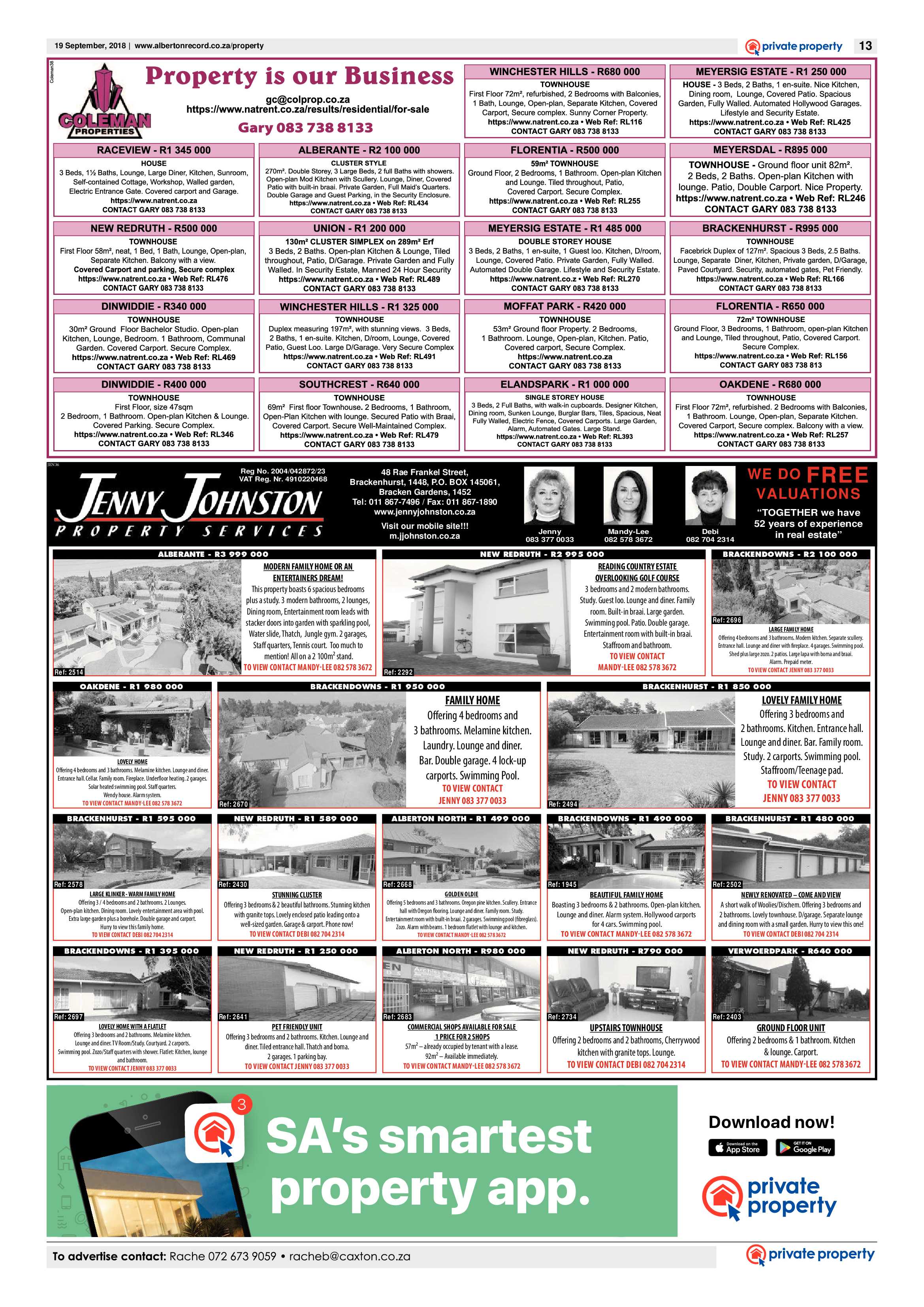 Alberton Record 19 September 2018 page 13