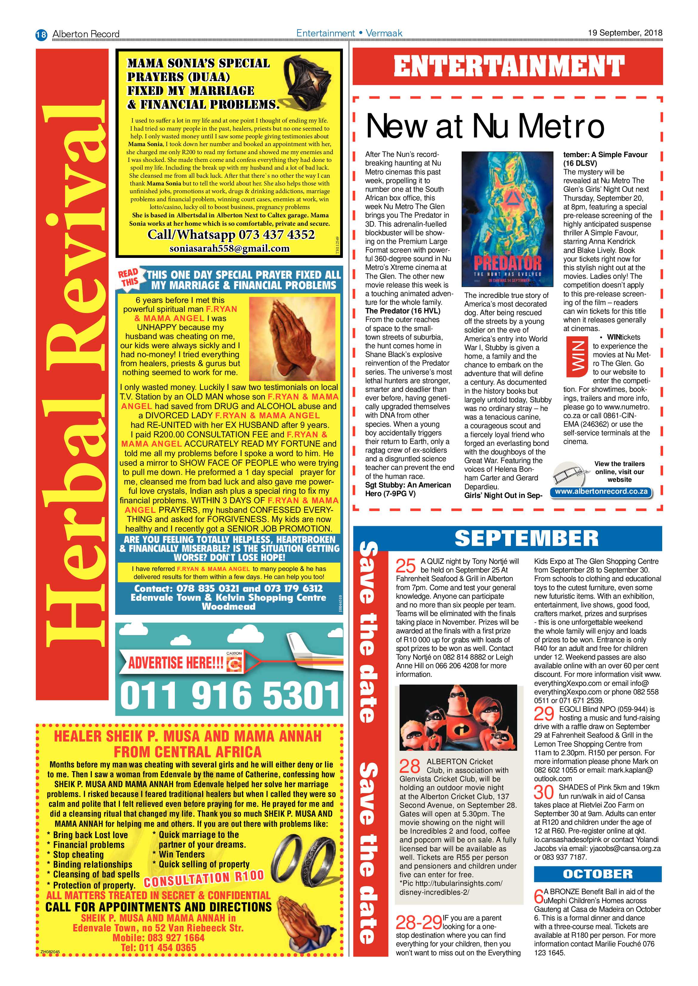 Alberton Record 19 September 2018 page 18