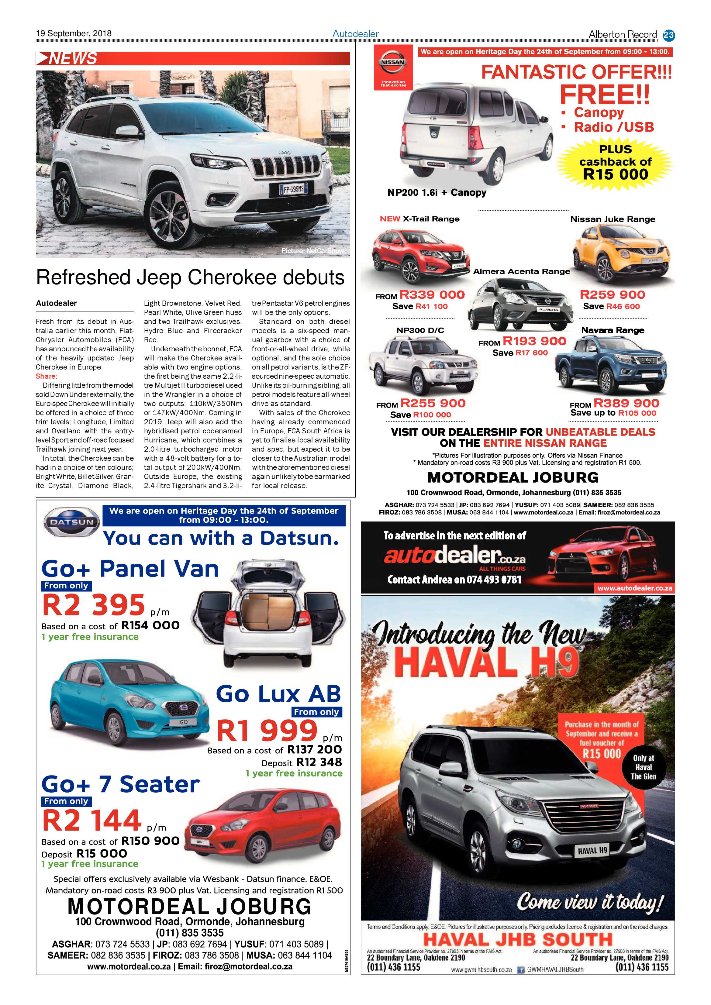 Alberton Record 19 September 2018 page 23