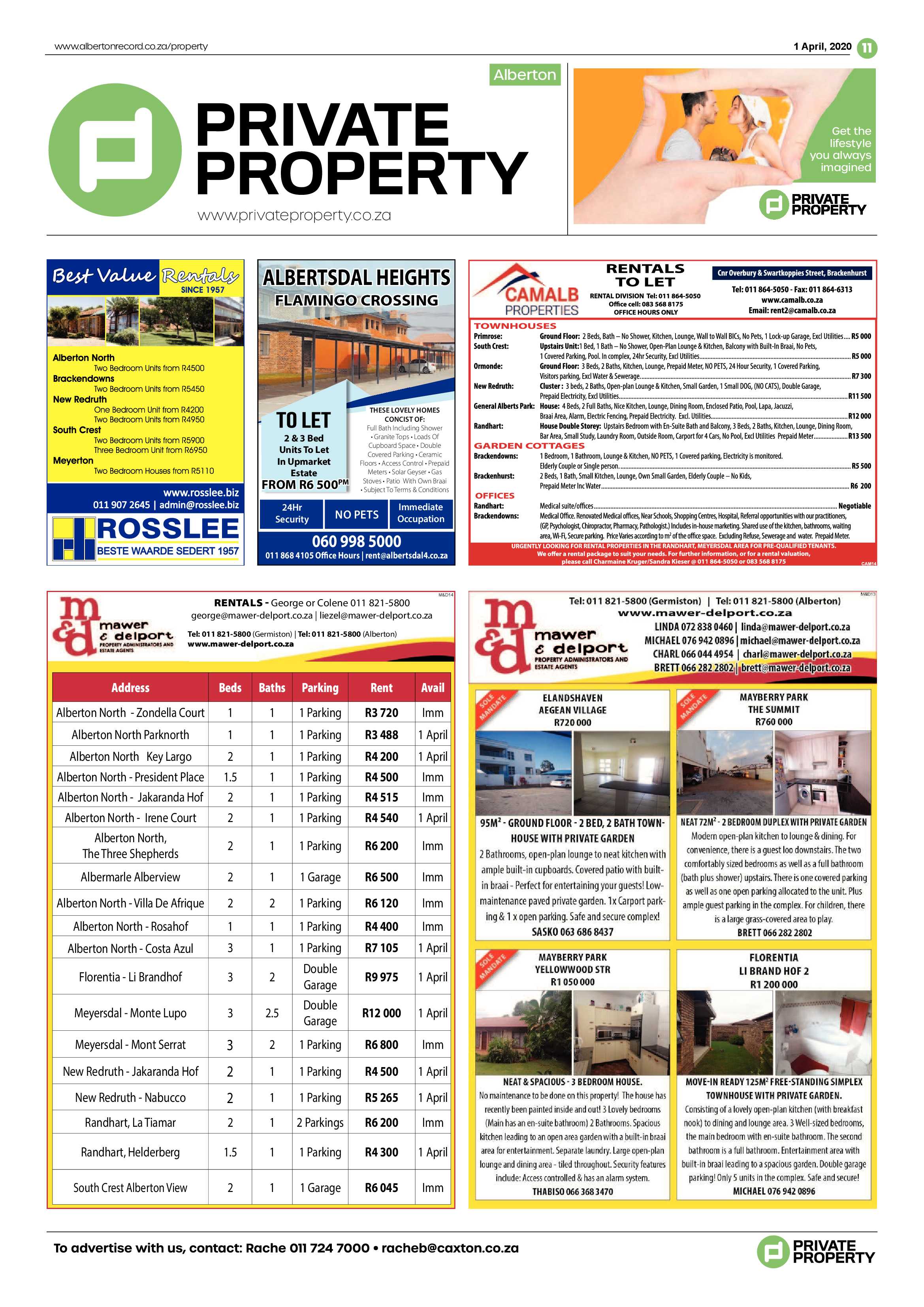 Alberton Record 1 April 2020 page 11