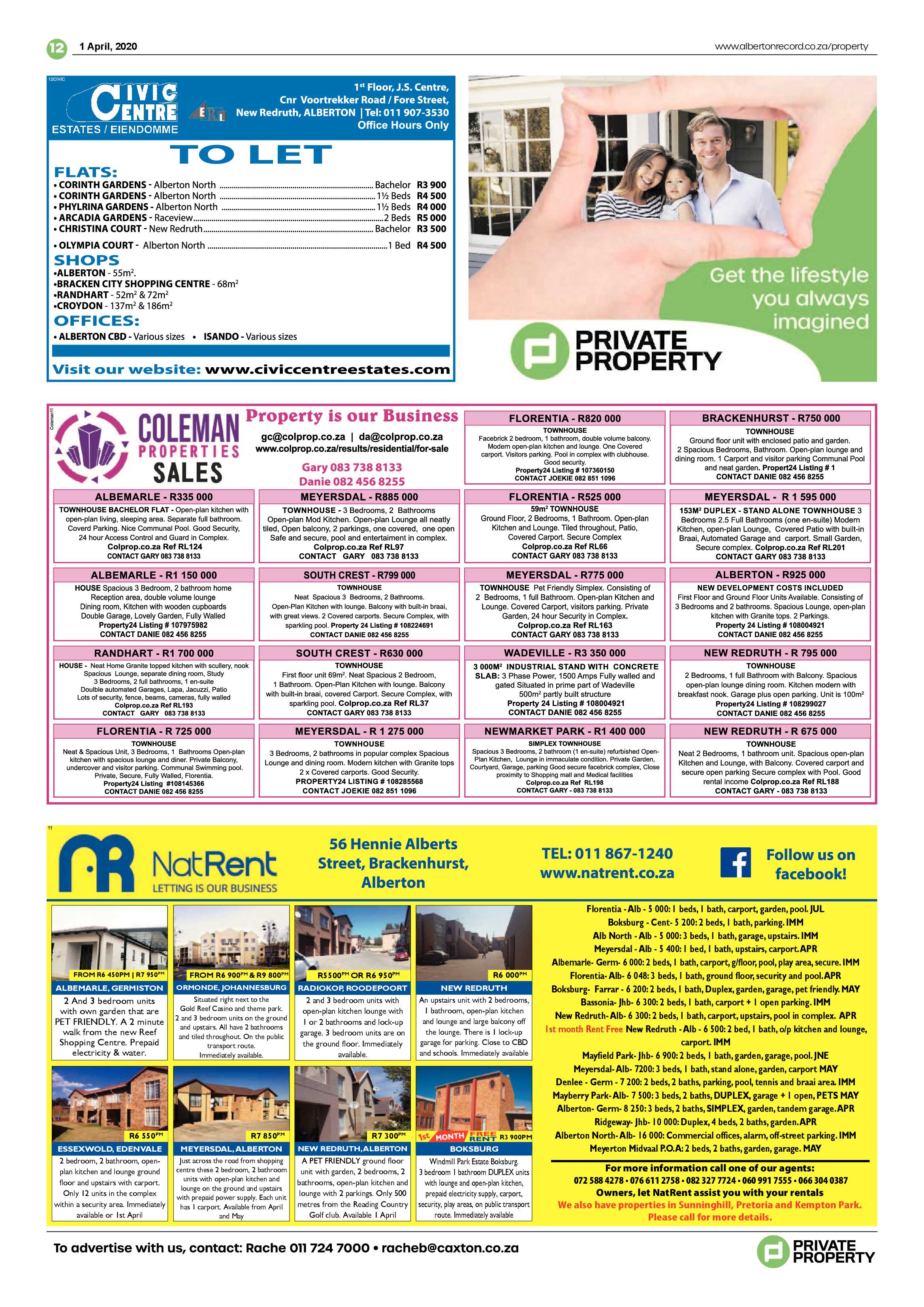 Alberton Record 1 April 2020 page 12
