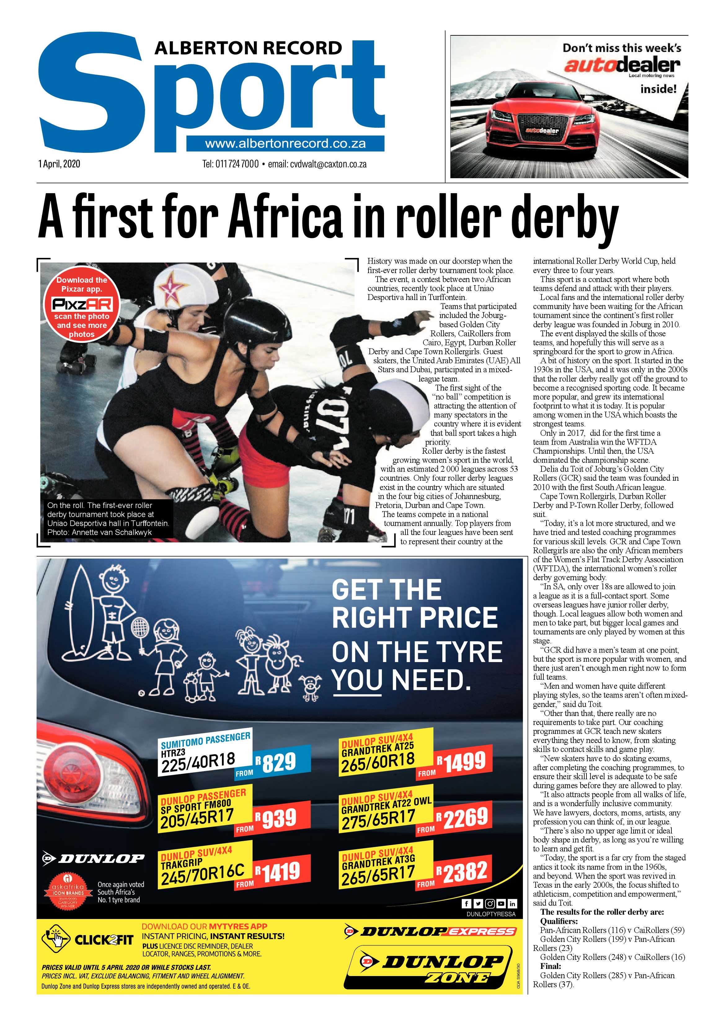 Alberton Record 1 April 2020 page 16