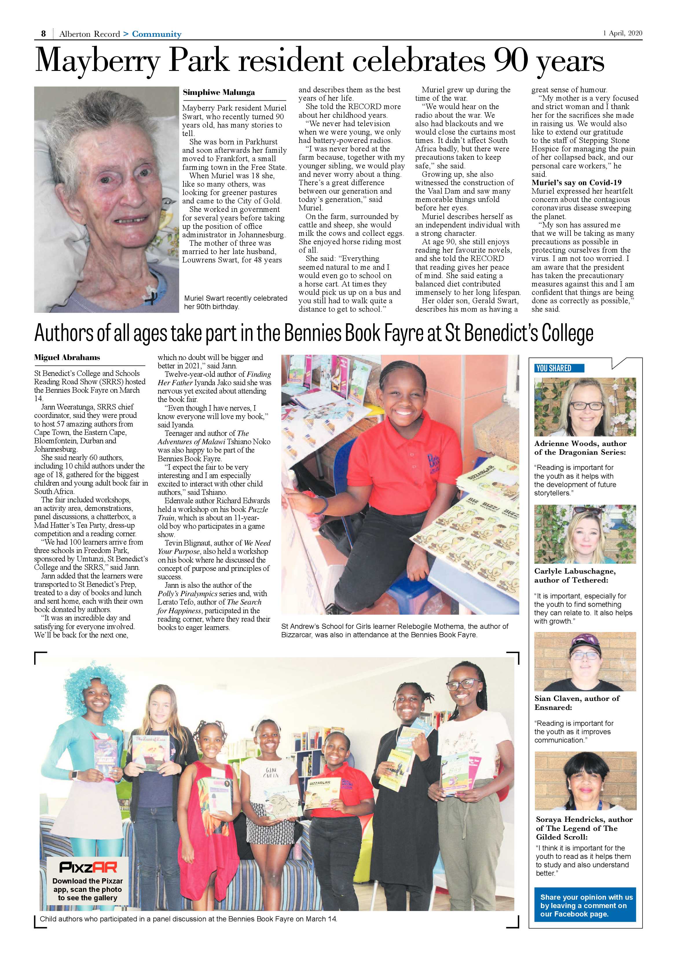 Alberton Record 1 April 2020 page 8