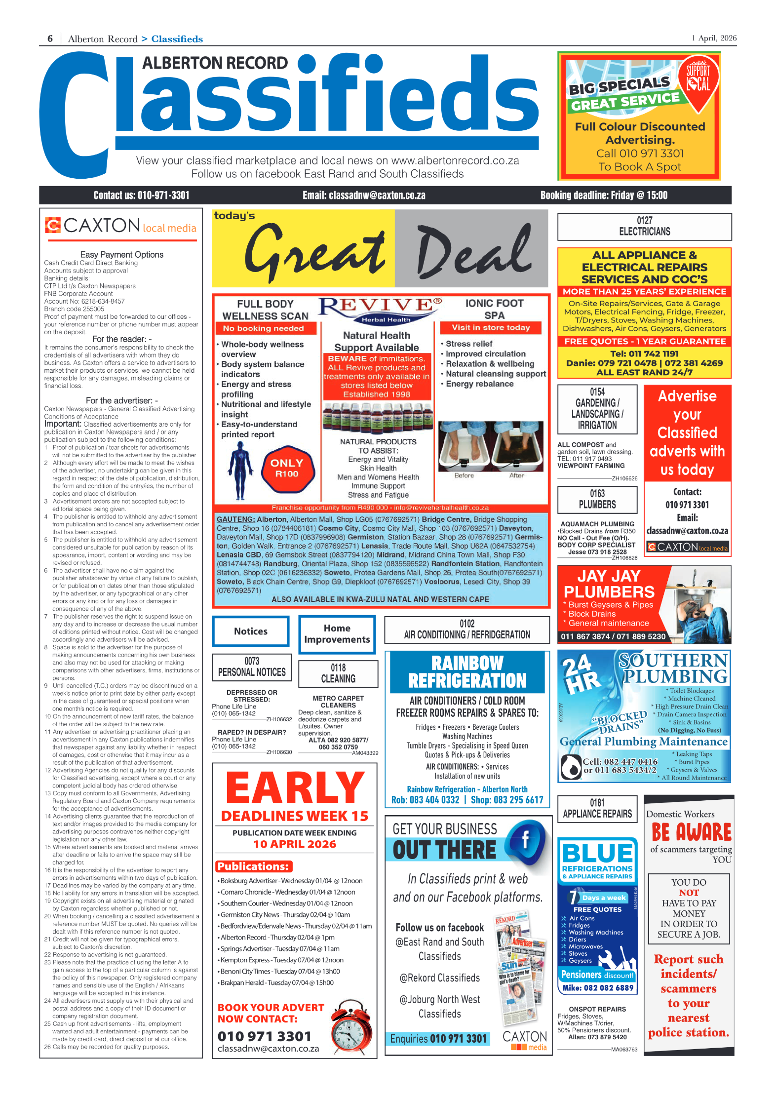 Alberton Record 1 April 2026 page 6