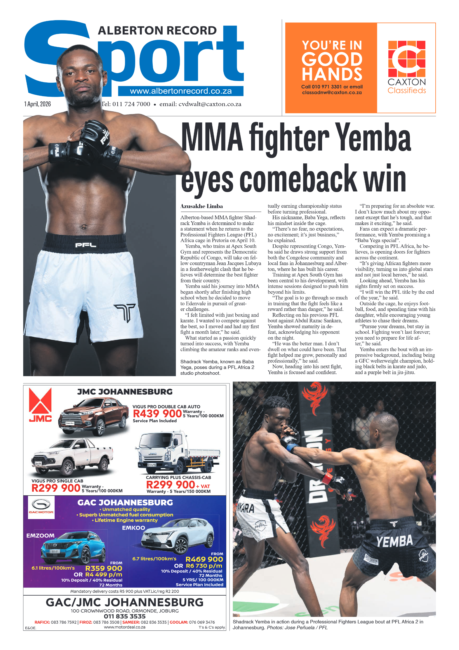 Alberton Record 1 April 2026 page 8