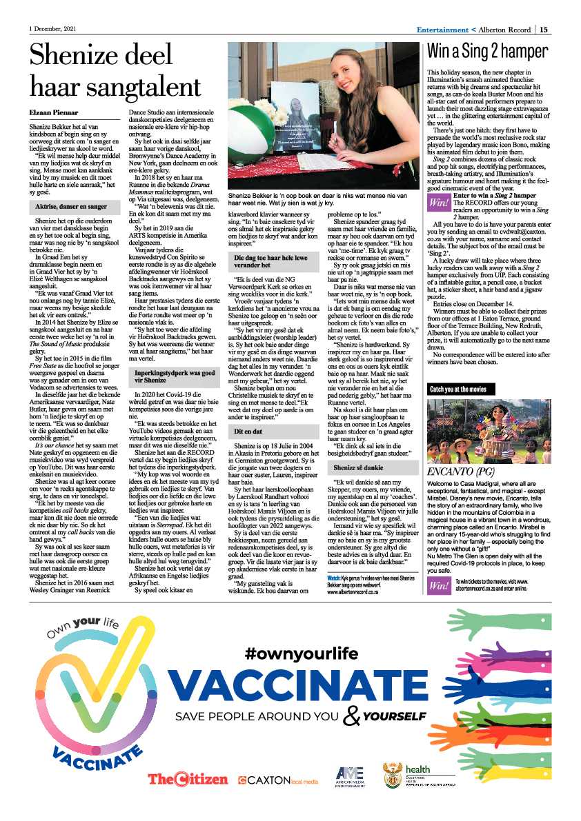 Alberton Record 1 December 2021 page 17